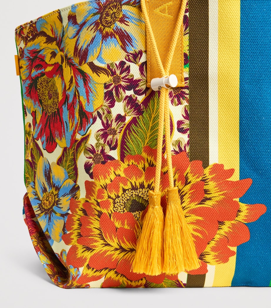ALEMAIS Cotton Printed Charlie Tote Bag Image 6