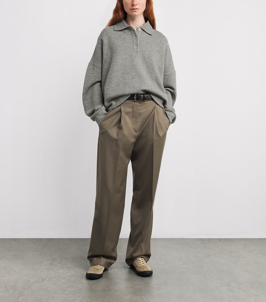 Corzas Cashmere-Cotton Sweatshirt GREY MELANGE Image 2