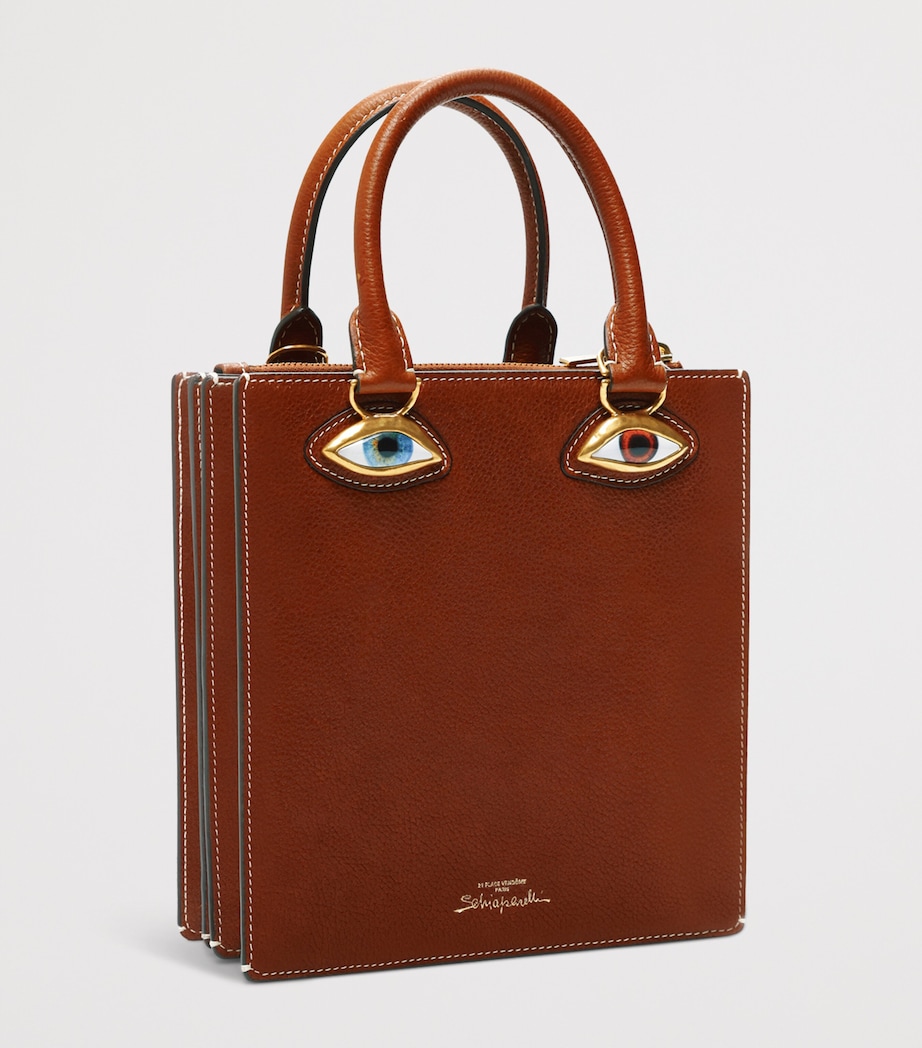 Leather Face Top-Handle Bag 806 CARAMEL Image 2