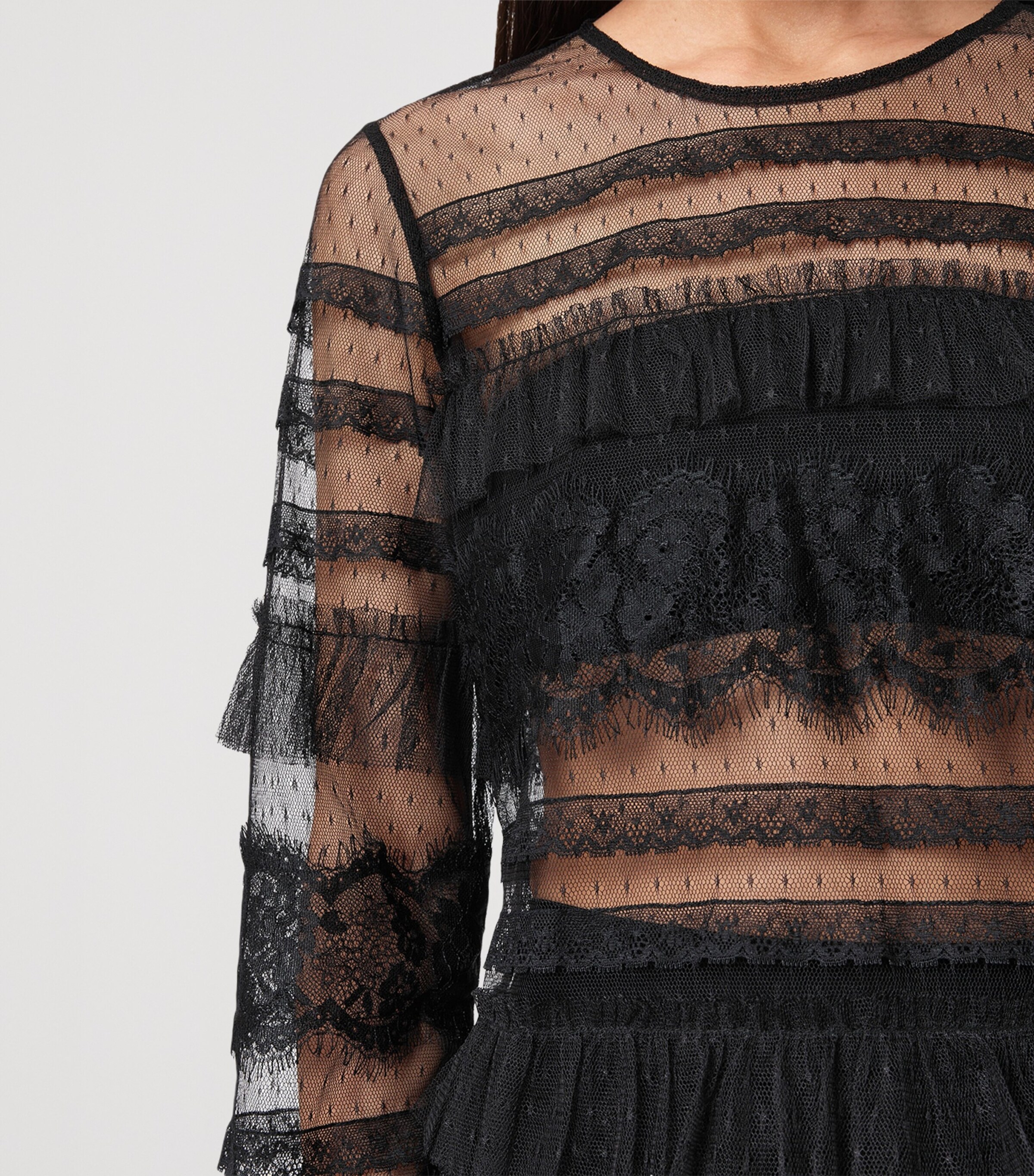 Tulle Arlea Top BLACK Image 8
