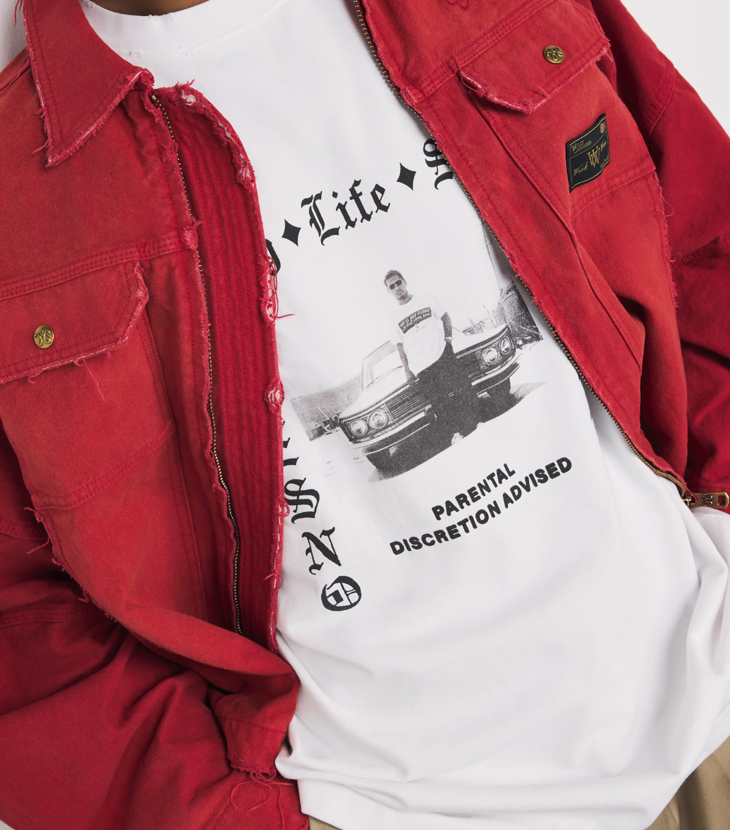 Cotton Lifestyle Northsider T-Shirt WHITE Image 6