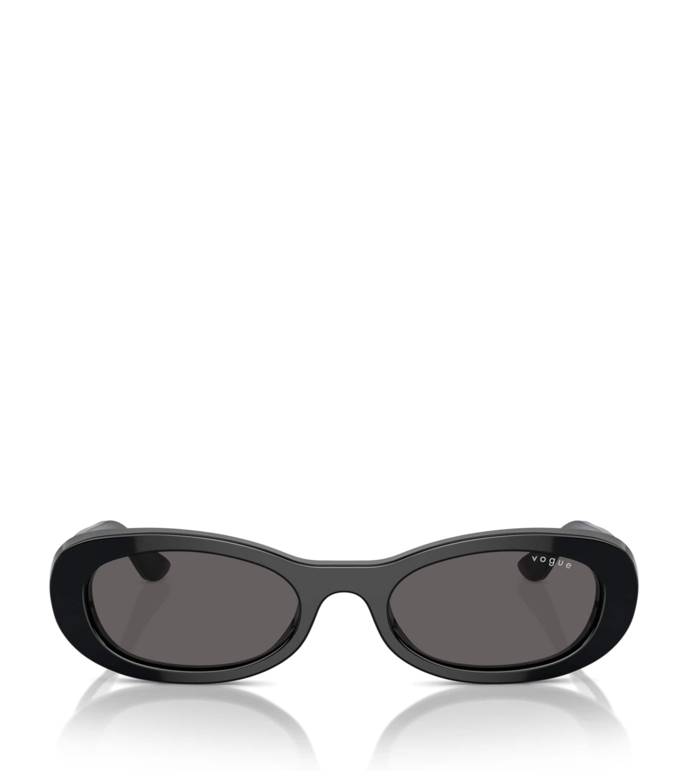 Vogue 53mm Oval Sunglasses In Black