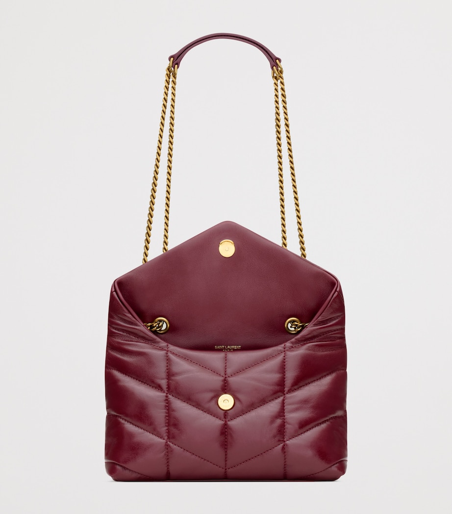 Toy Leather Puffer Shoulder Bag 6593 Image 4