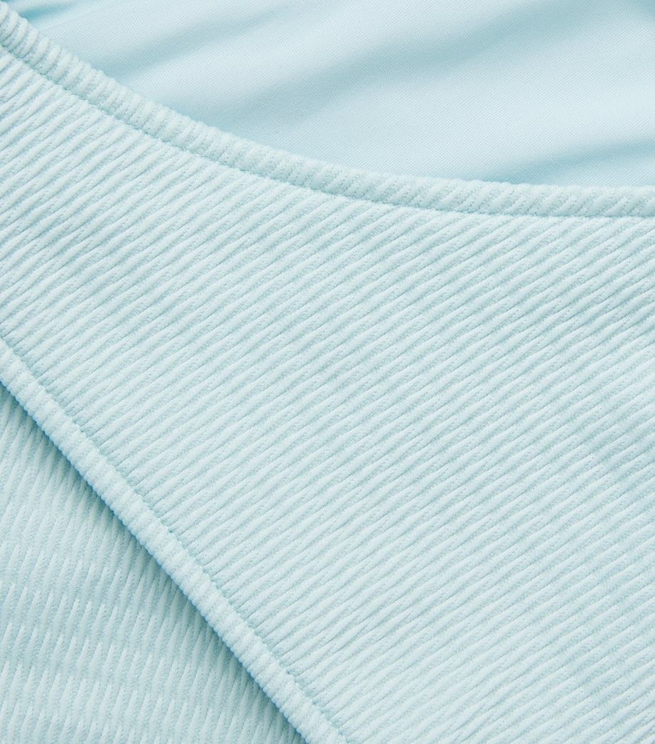 Wolford Womens Textured Bikini Briefs Aqua Image 4