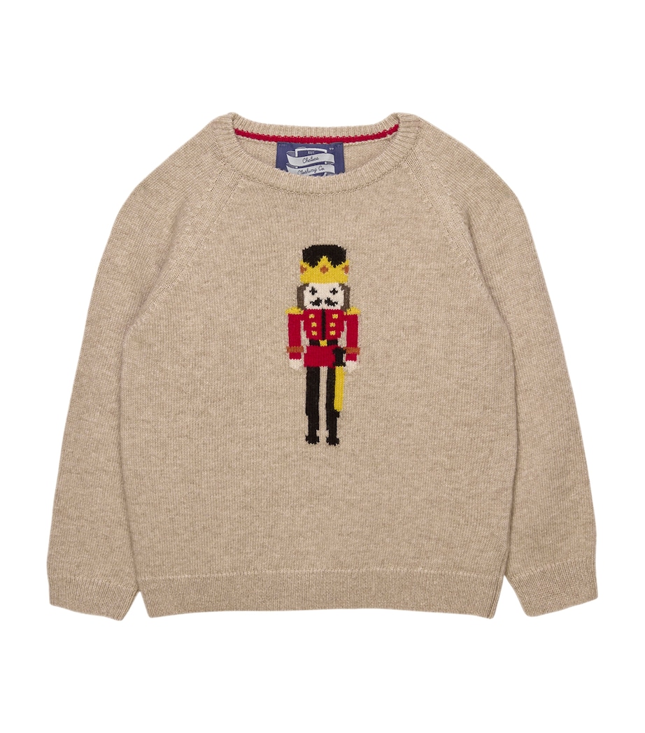Nutcracker Sweater (2-5 Years) OATMEAL Image 1