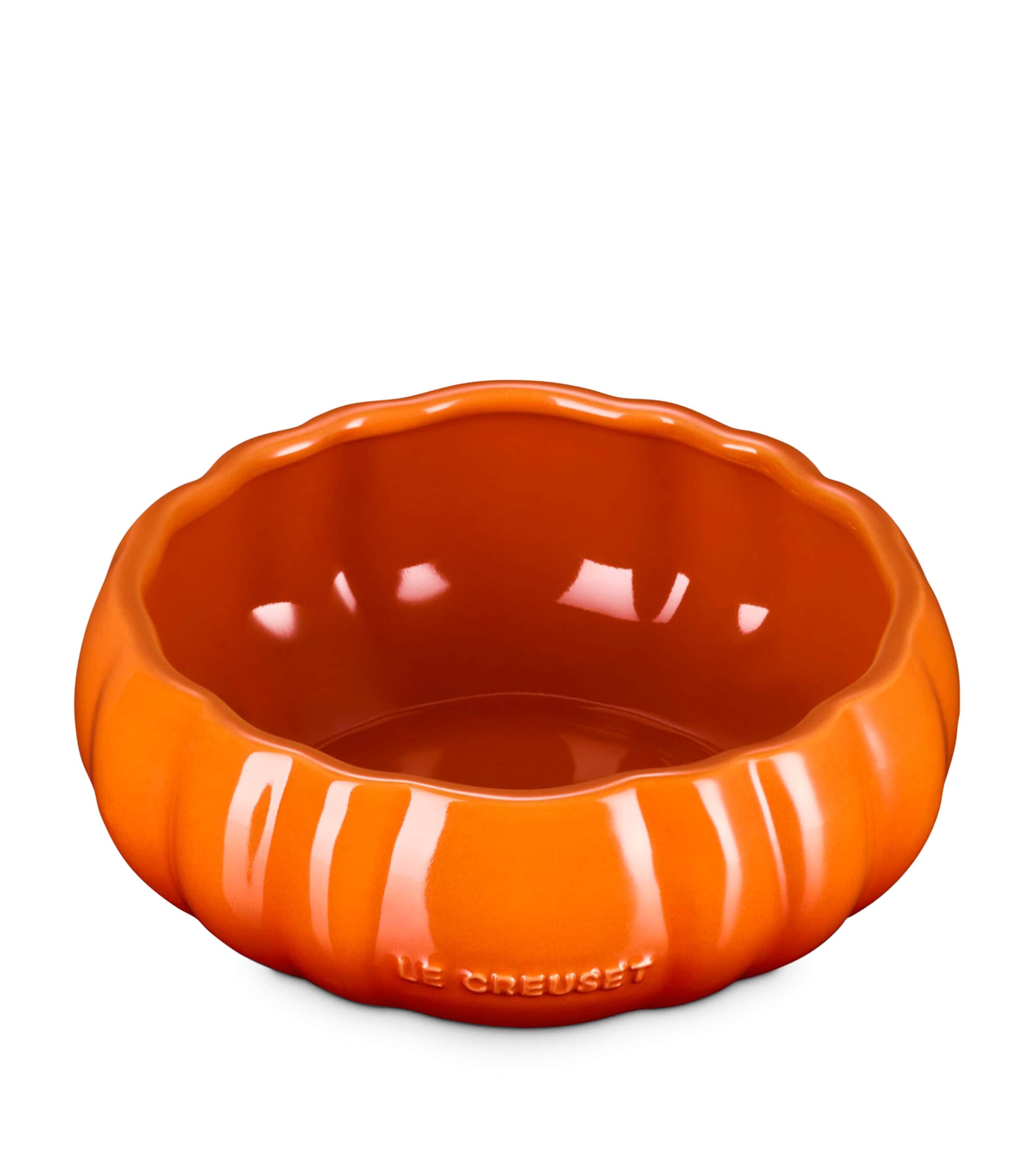 Le Creuset Stoneware Pumpkin Bowl (750ml) Orange Image 2