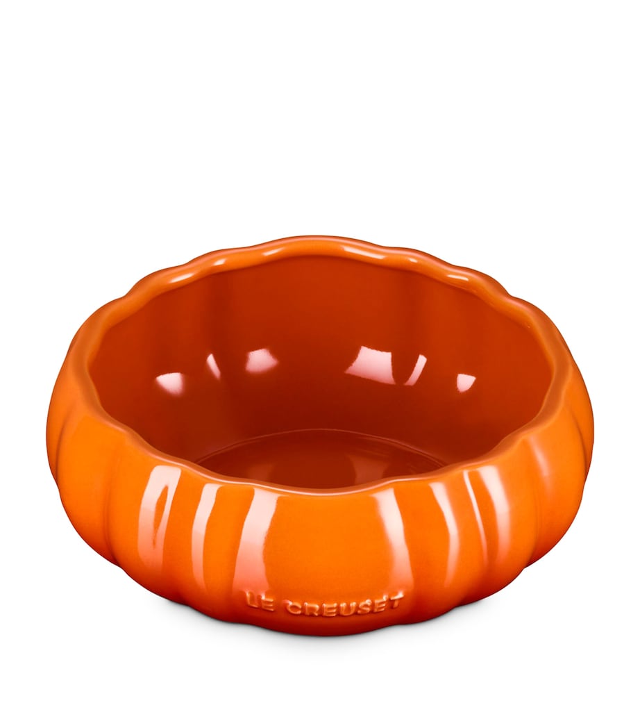 Le Creuset Stoneware Pumpkin Bowl (750ml) Orange Image 2