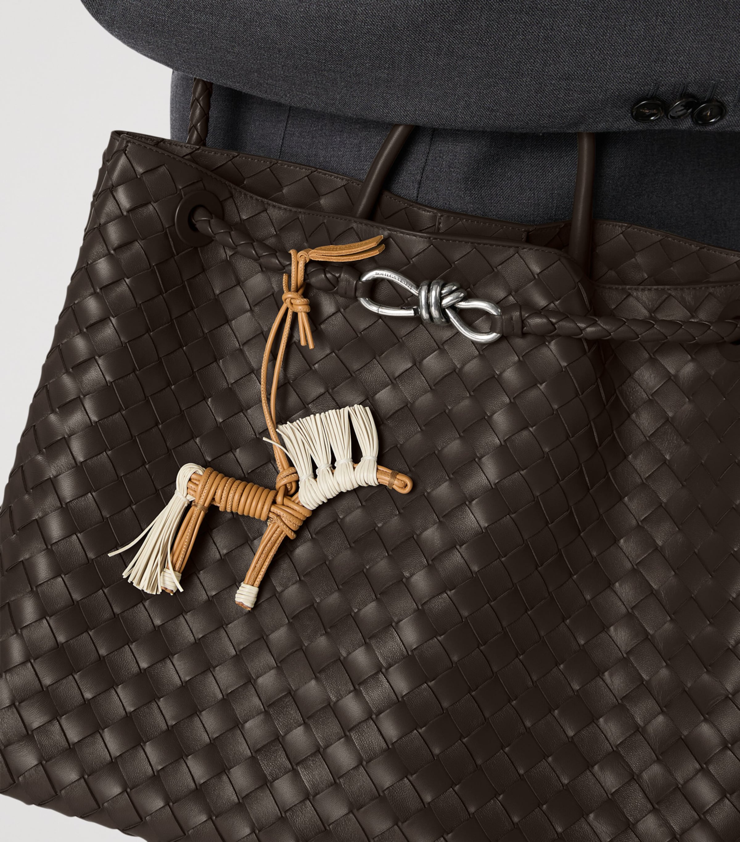 Leather Straw Horse Charm 9676 Image 2