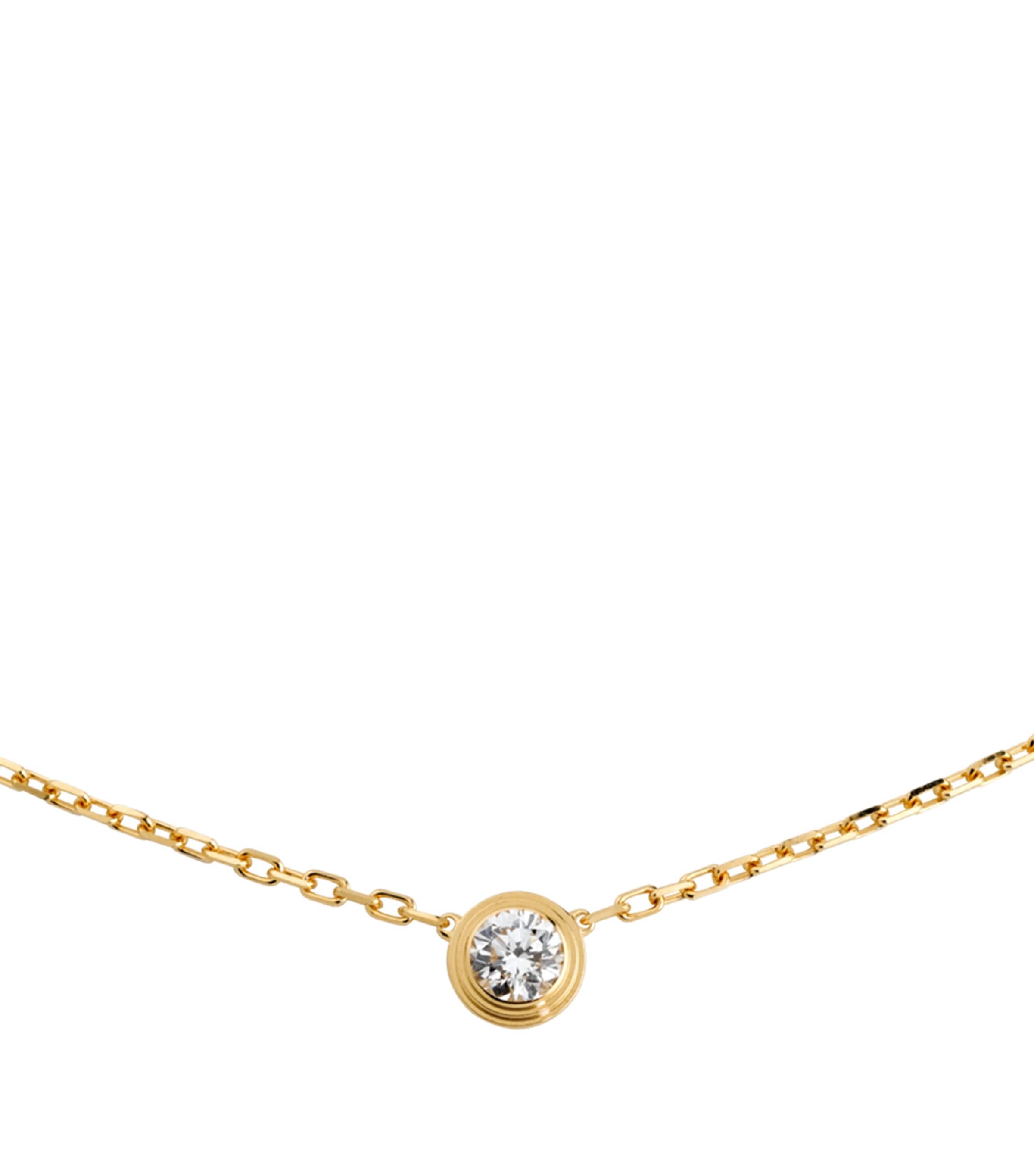 Cartier Yellow Gold and Diamond Cartier d'Amour Necklace Yellow Gold Image 3