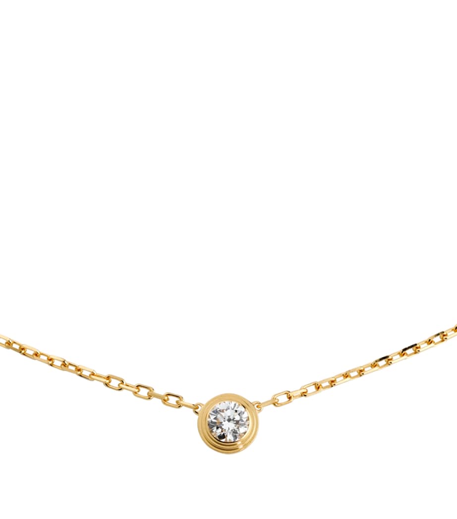 Cartier Yellow Gold and Diamond Cartier d'Amour Necklace Yellow Gold Image 3