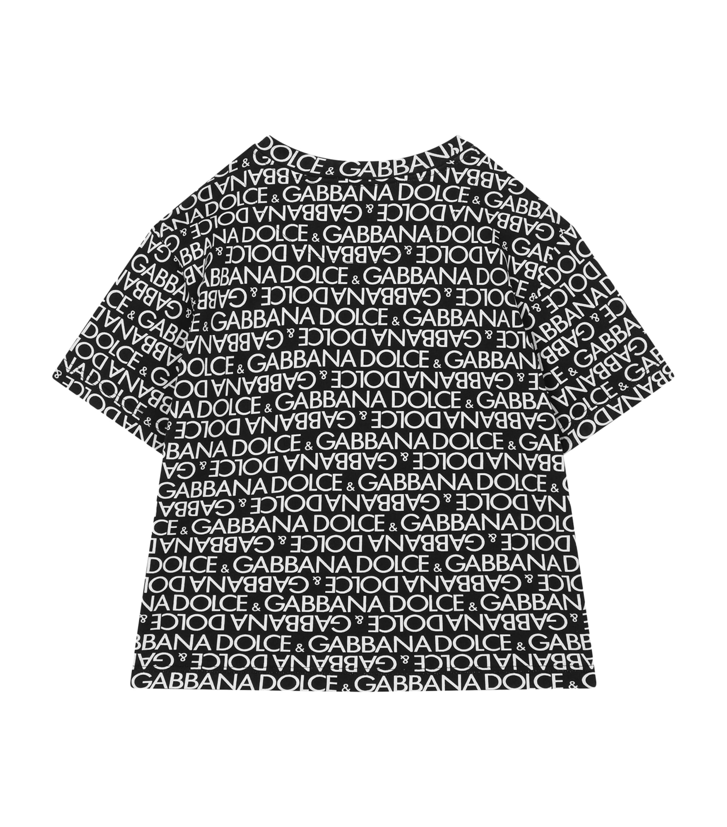Dolce&Gabbana Kids Logo Print T-Shirt (2-6 Years) Hnxcw Dg Bianco Image 2