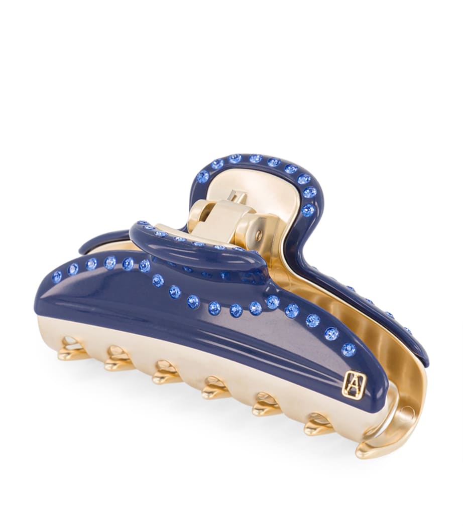 Gold-Plated Claw Hair Clip M5- MARINE/OR Image 2