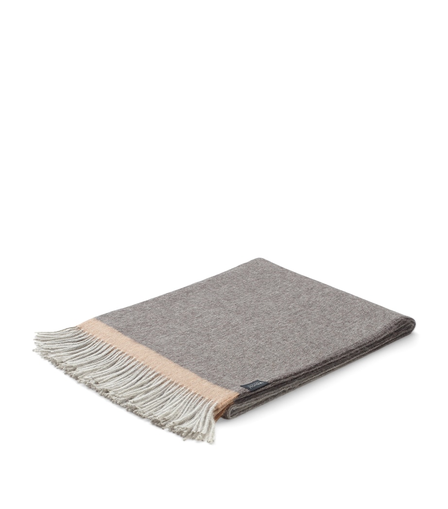 Plaid Merima Throw (180cm x 130cm) GREY / LIGHT GREY Image 1