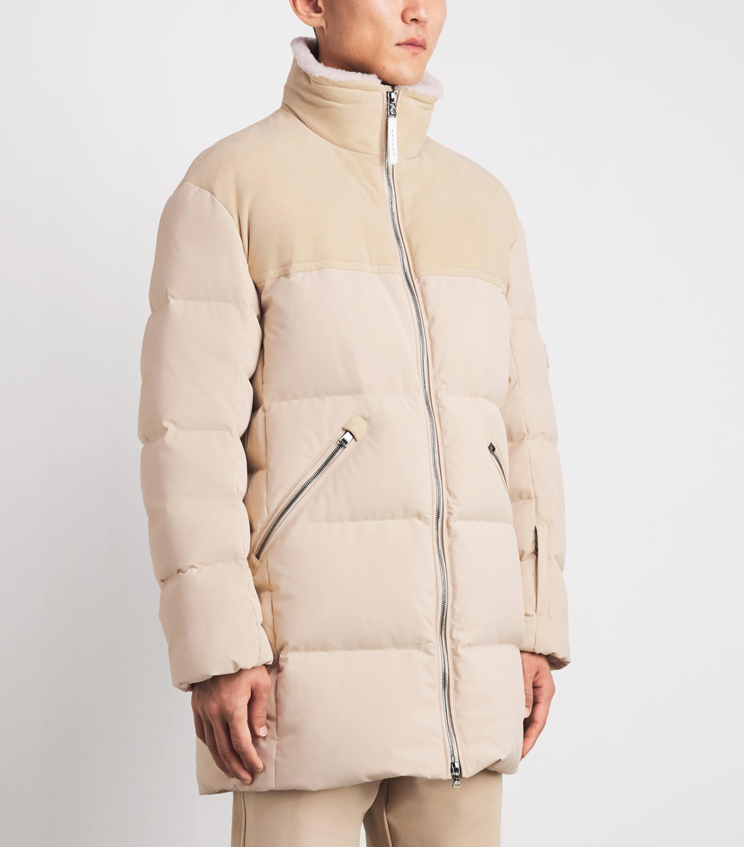 Bogner Mens Down Mace Puffer Ski Jacket Dune Image 4
