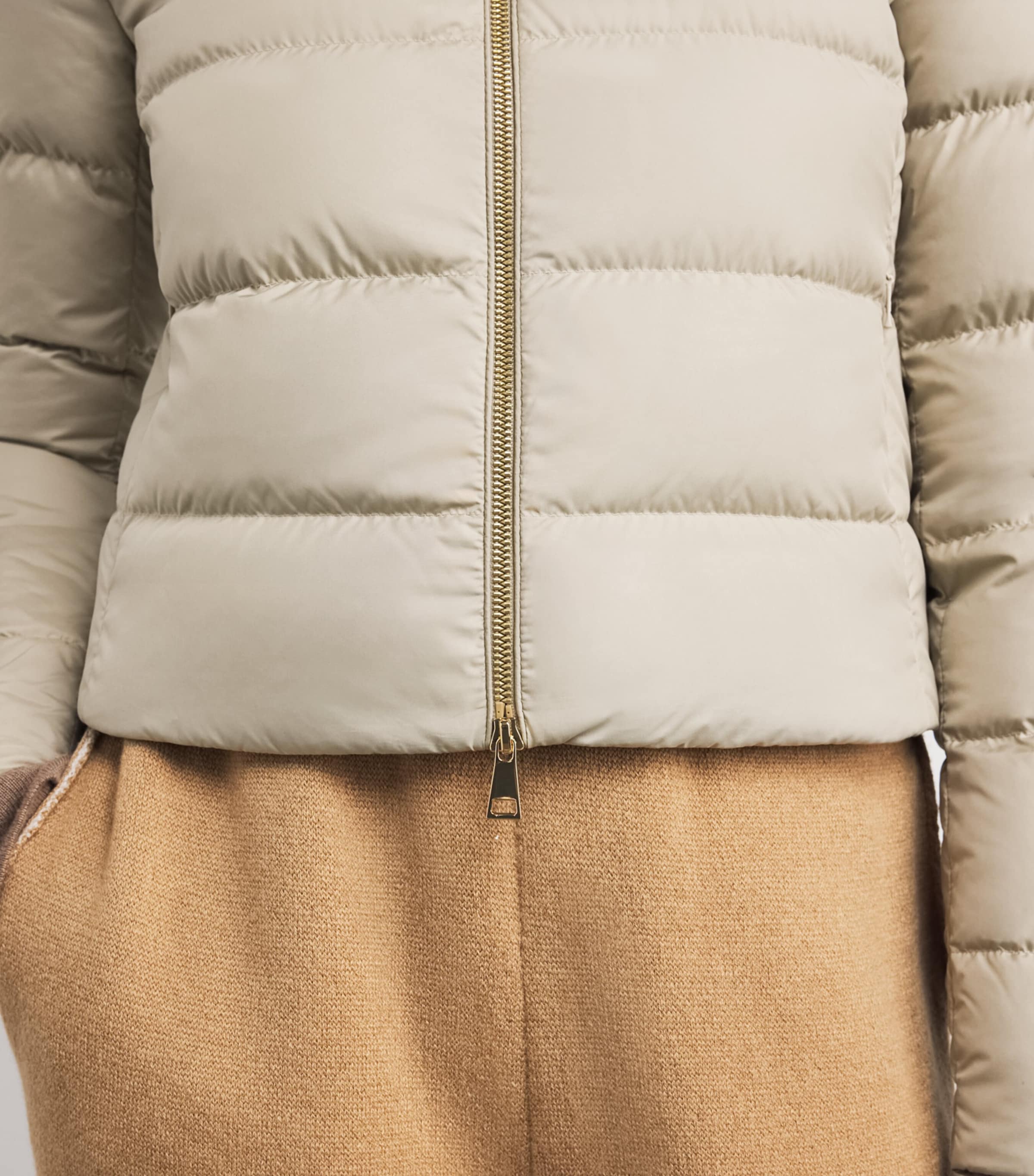Wool-Trim Mauvezin Puffer Jacket 203 Image 6