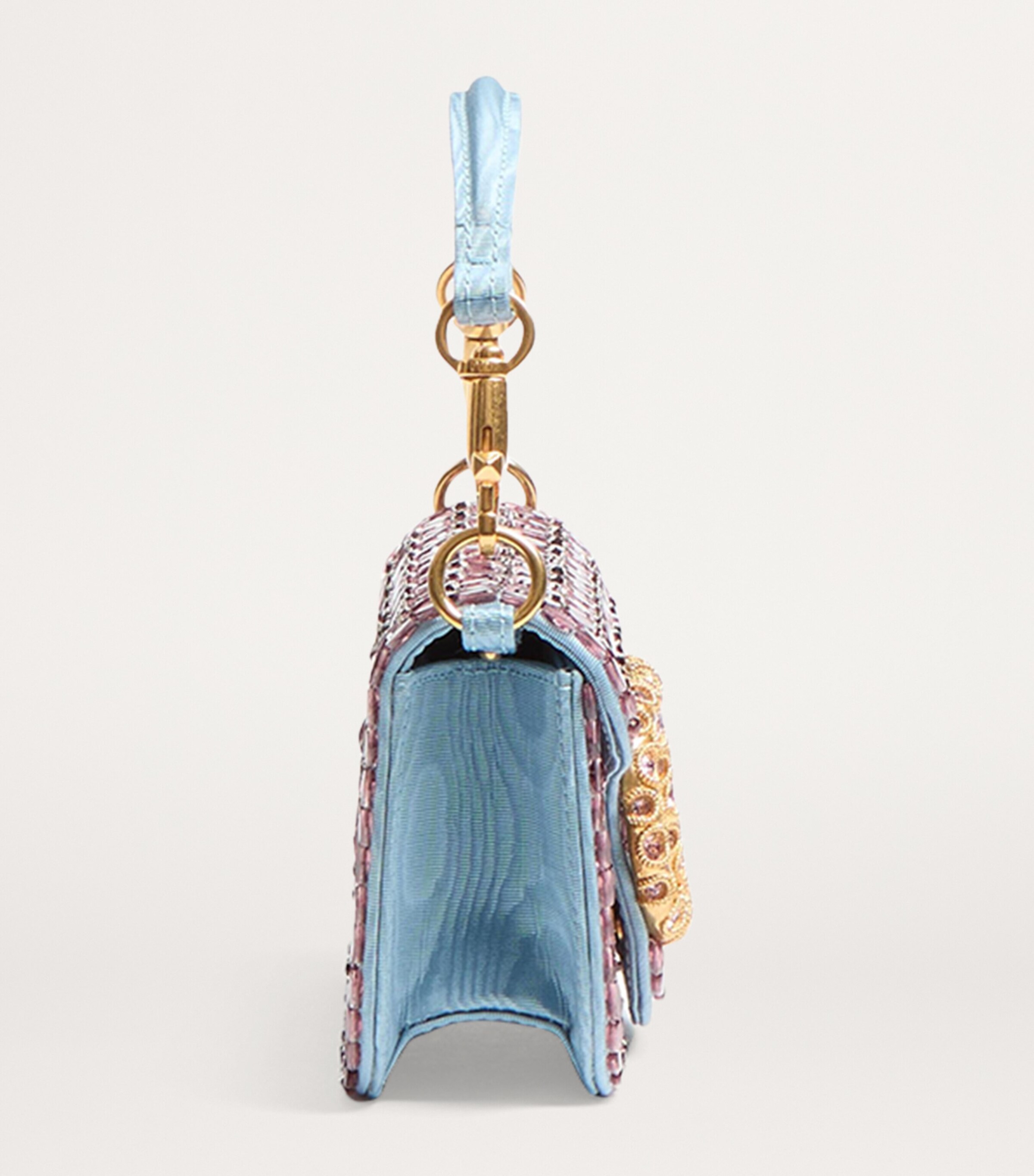 Valentino Garavani Small Emroidered Locò Shoulder Bag Image 5
