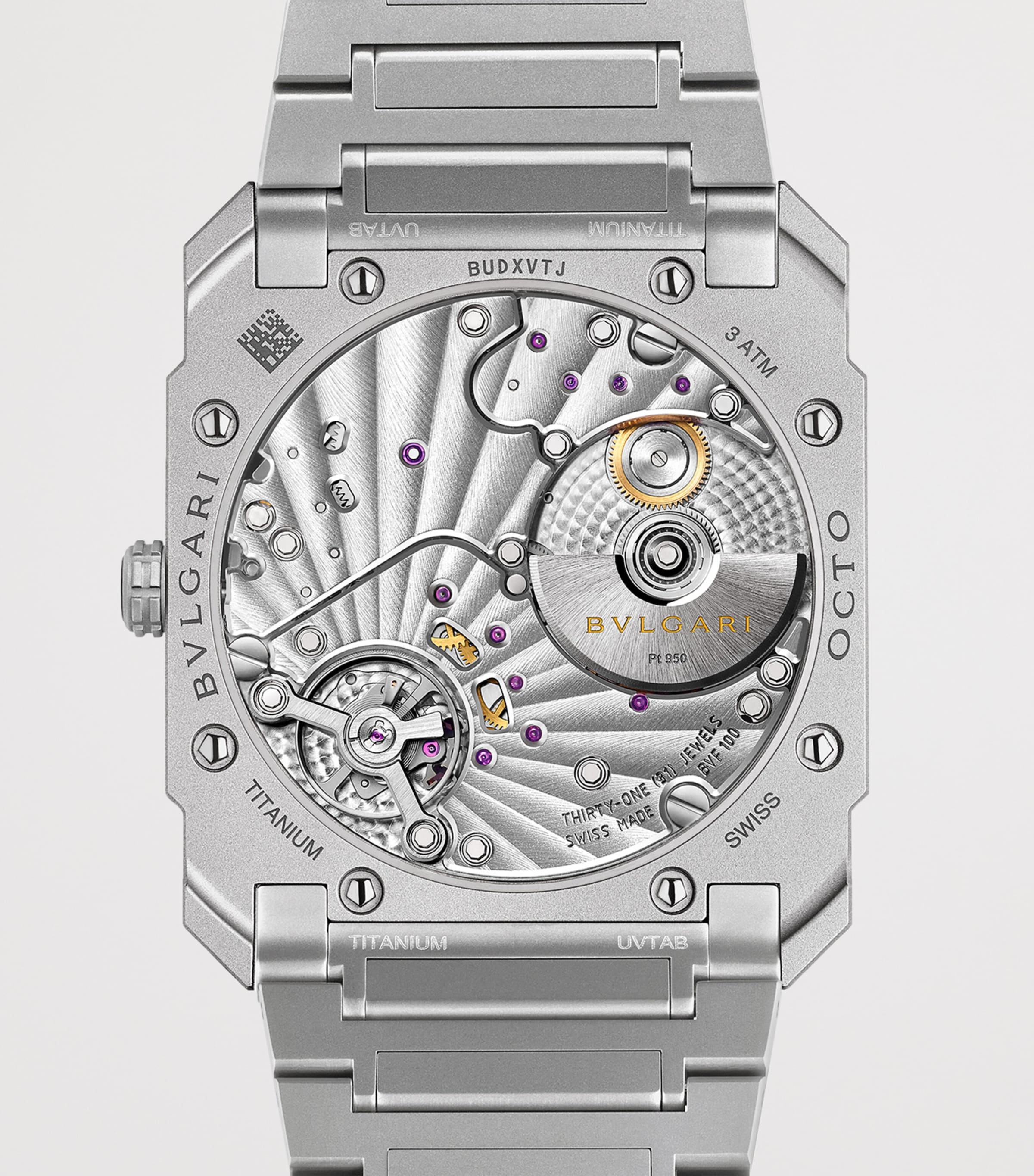 Bvlgari Titanium Octo Finissimo Automatic Watch 37mm Grey Image 2