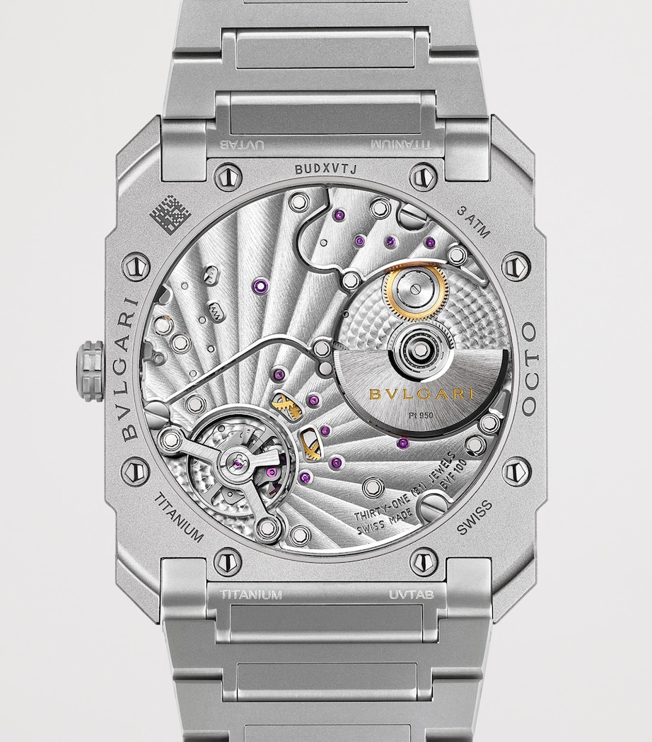 Bvlgari Titanium Octo Finissimo Automatic Watch 37mm Grey Image 2