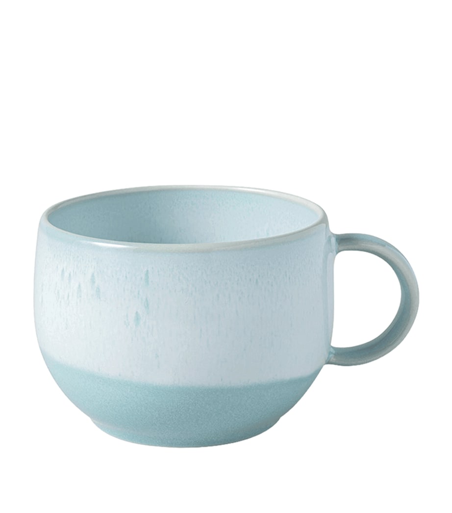 Villeroy & Boch Porcelain Perlemor Aqua Coffee Cup Blue Image 1