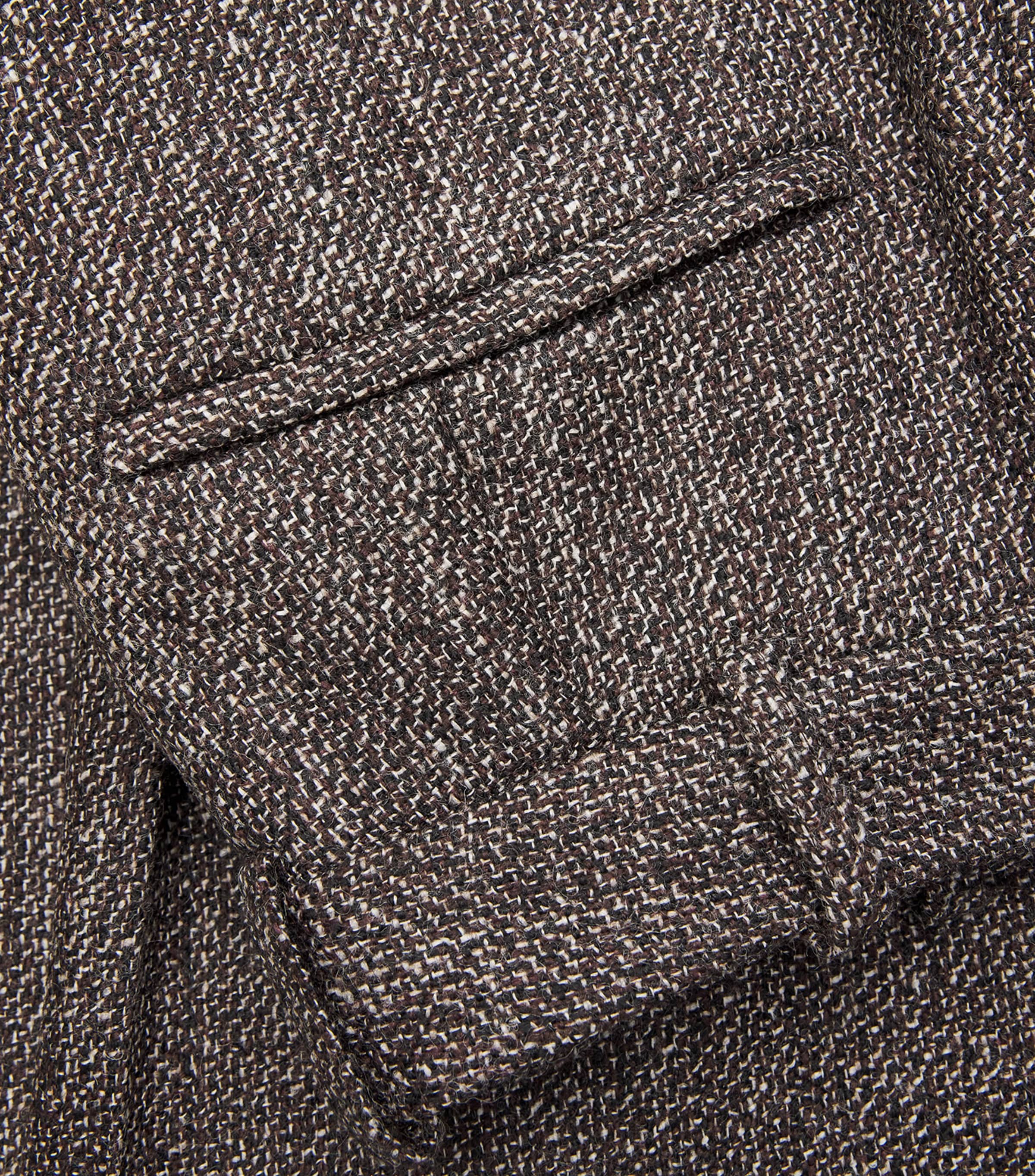 Virgin Wool Hawley Straight Trousers COCOA Image 5