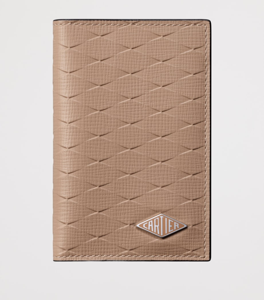Cartier Leather Cartier Losange Card Holder Beige Image 2