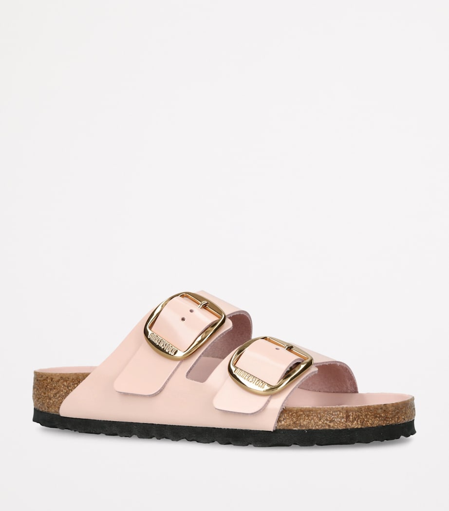 Leather Arizona Big Buckle Sandals PINK Image 3