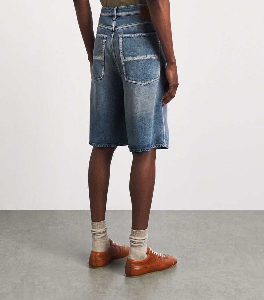 AMIRI Mens MA Carpenter Denim Shorts Pacific Image 5