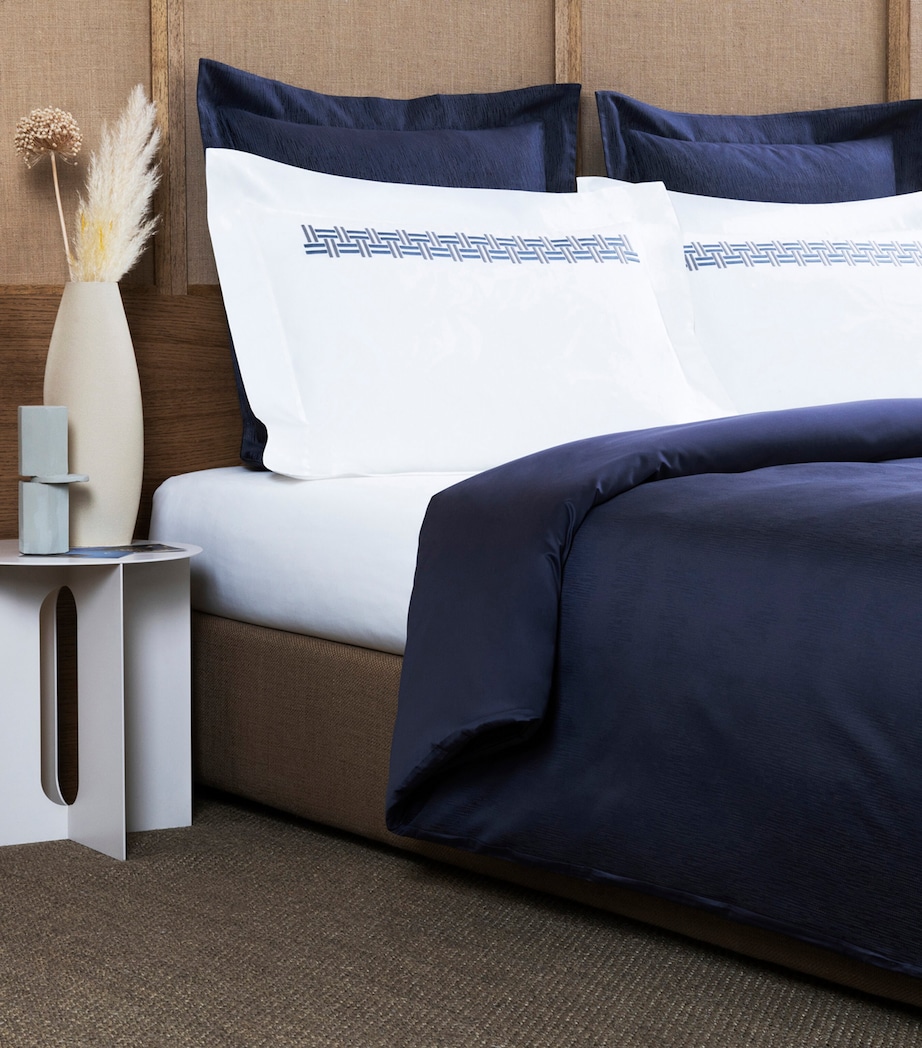 Rays Super King Duvet Cover (260cm x 240cm) 8E23 - STEEL BLUE/GR Image 2