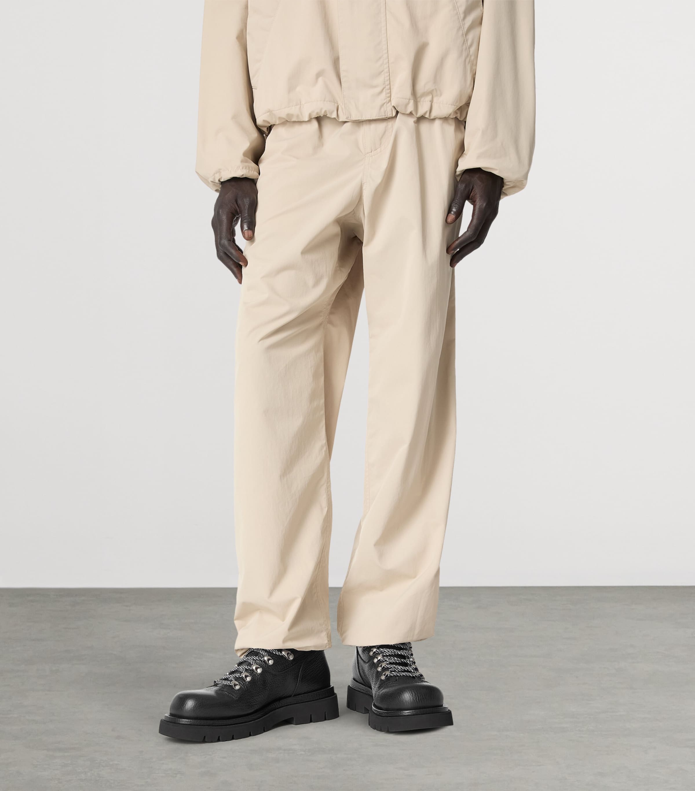 Leather Lace-Up Boots 1000 Image 2