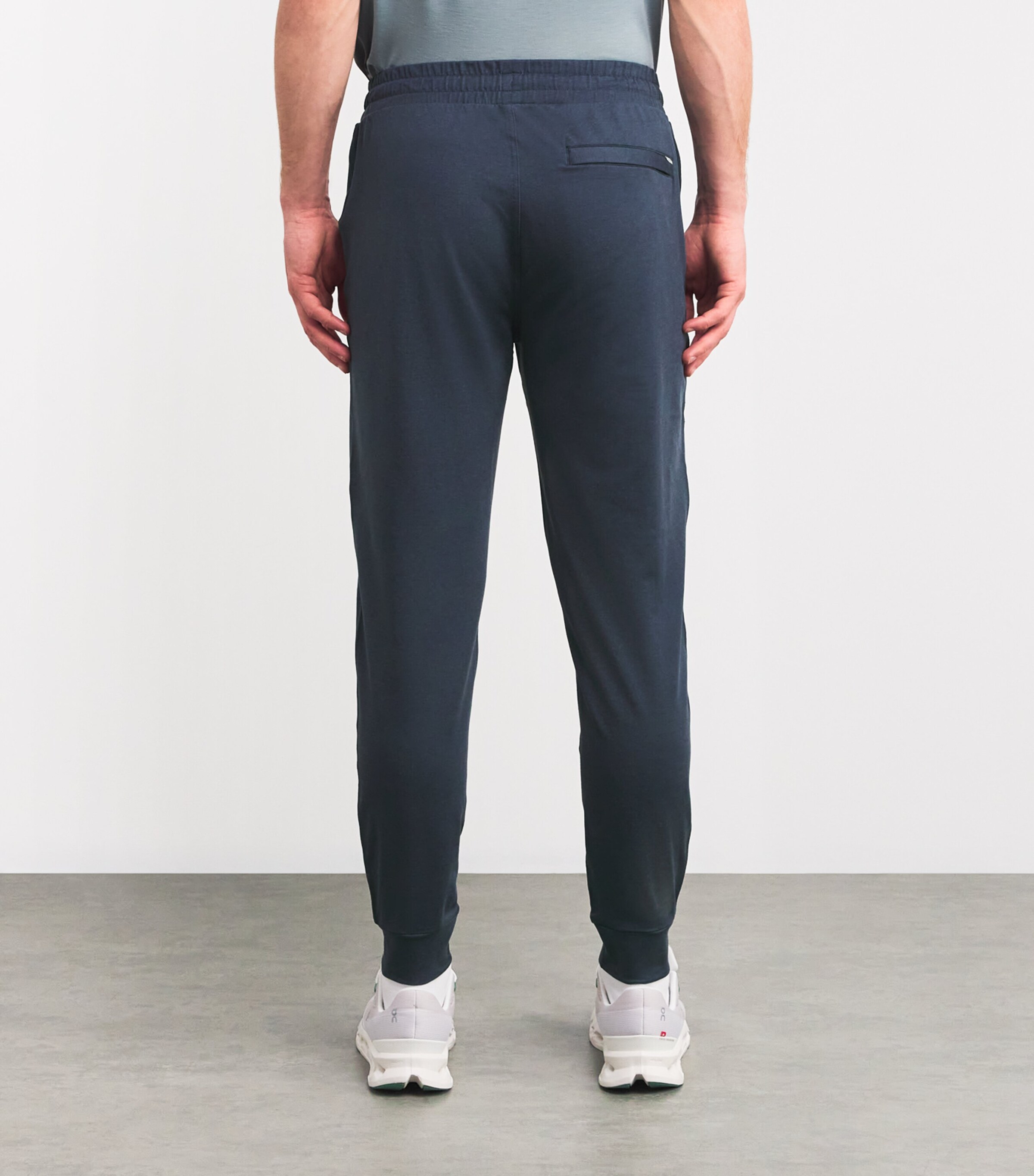 DreamKnit Ponto Performance Sweatpants AZURE HEATHER Image 4
