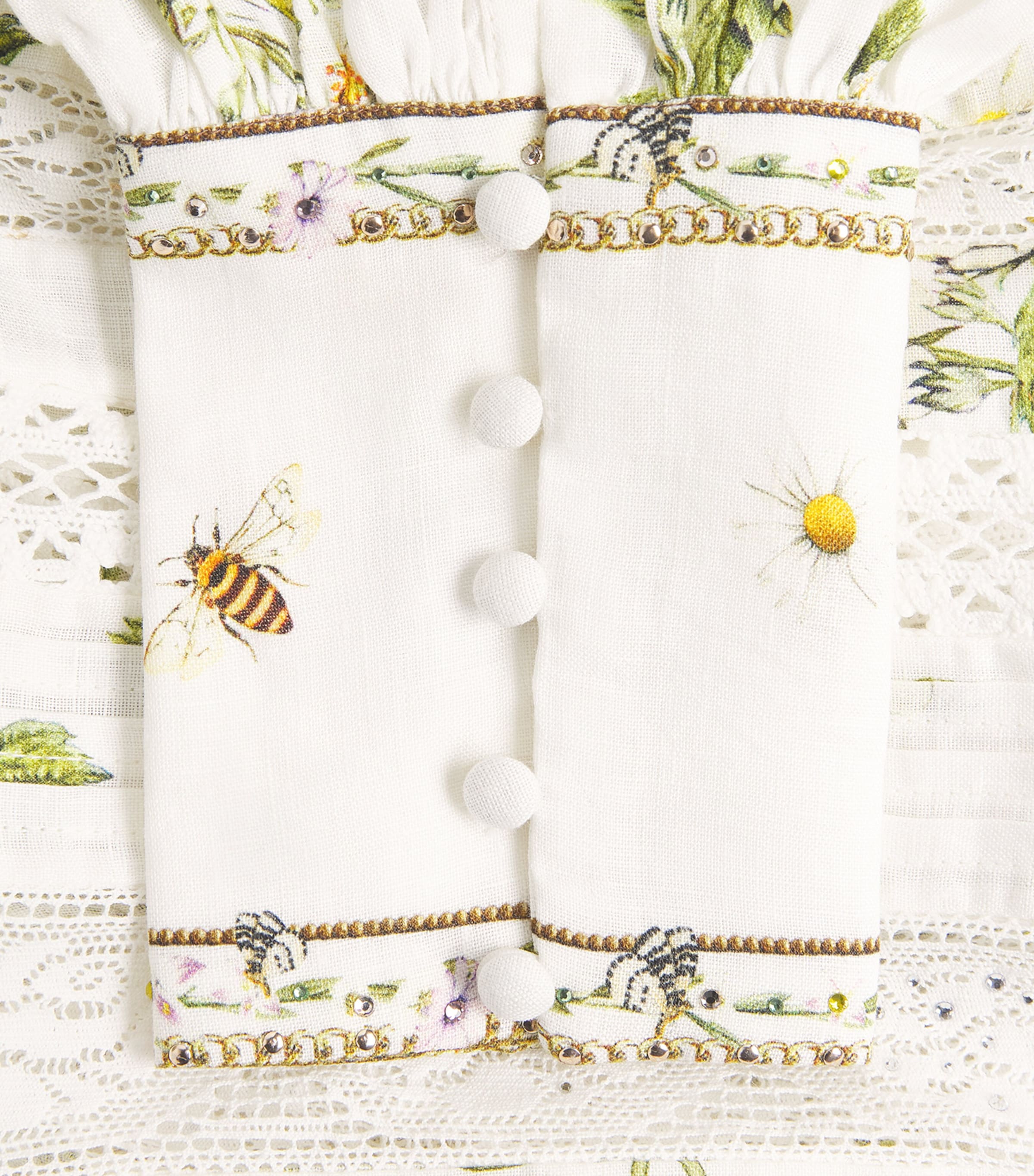 Linen Botanical Utopia Blouse BOTAUTOP Image 5