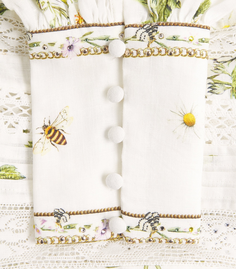 Linen Botanical Utopia Blouse BOTAUTOP Image 5