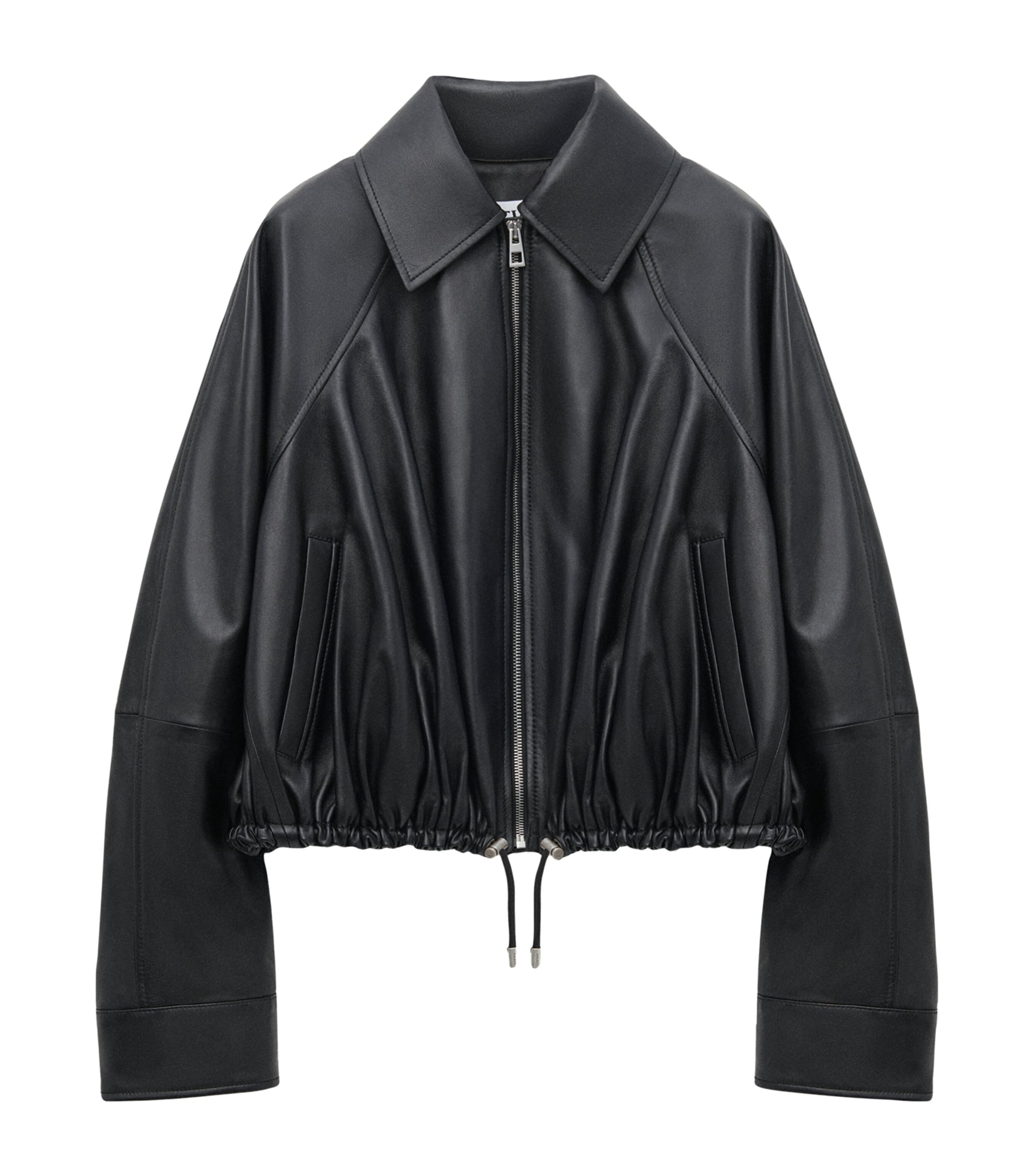 LOEWE Leather Balloon Jacket | Harrods US