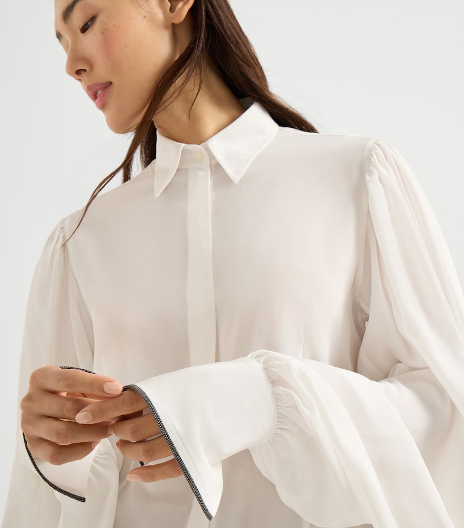 Silk Crepe Shirt C600 Image 6