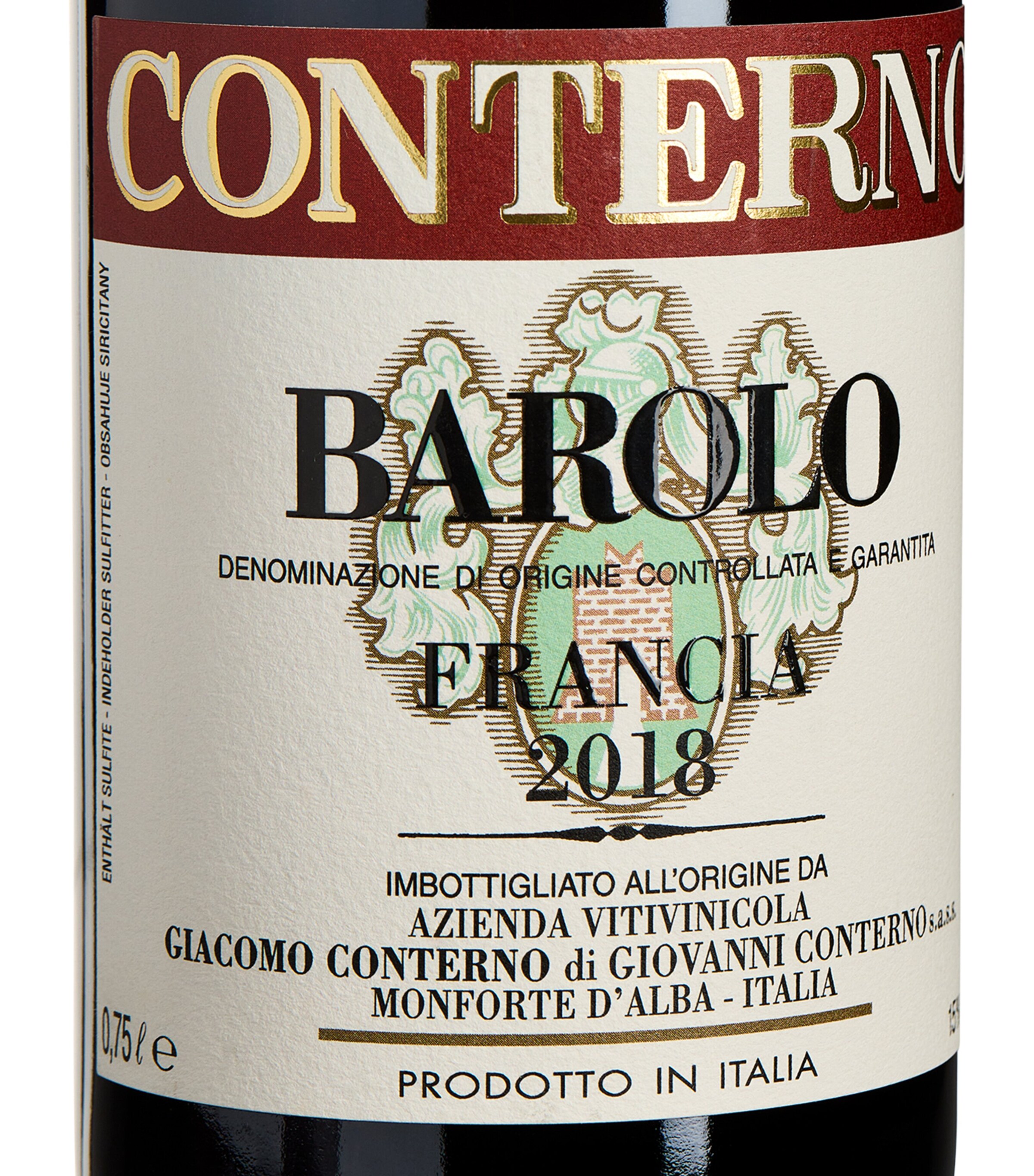 Conterno Francia Barolo DOCG 2018 (75cl) - Piedmont, Italy Image 2