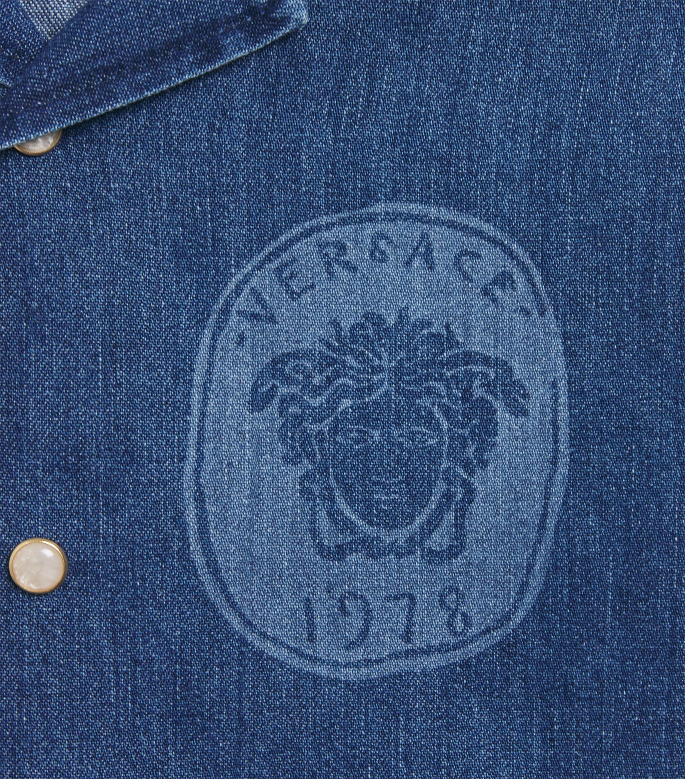 Versace Kids Denim Logo Shirt (4-14 Years) Image 3