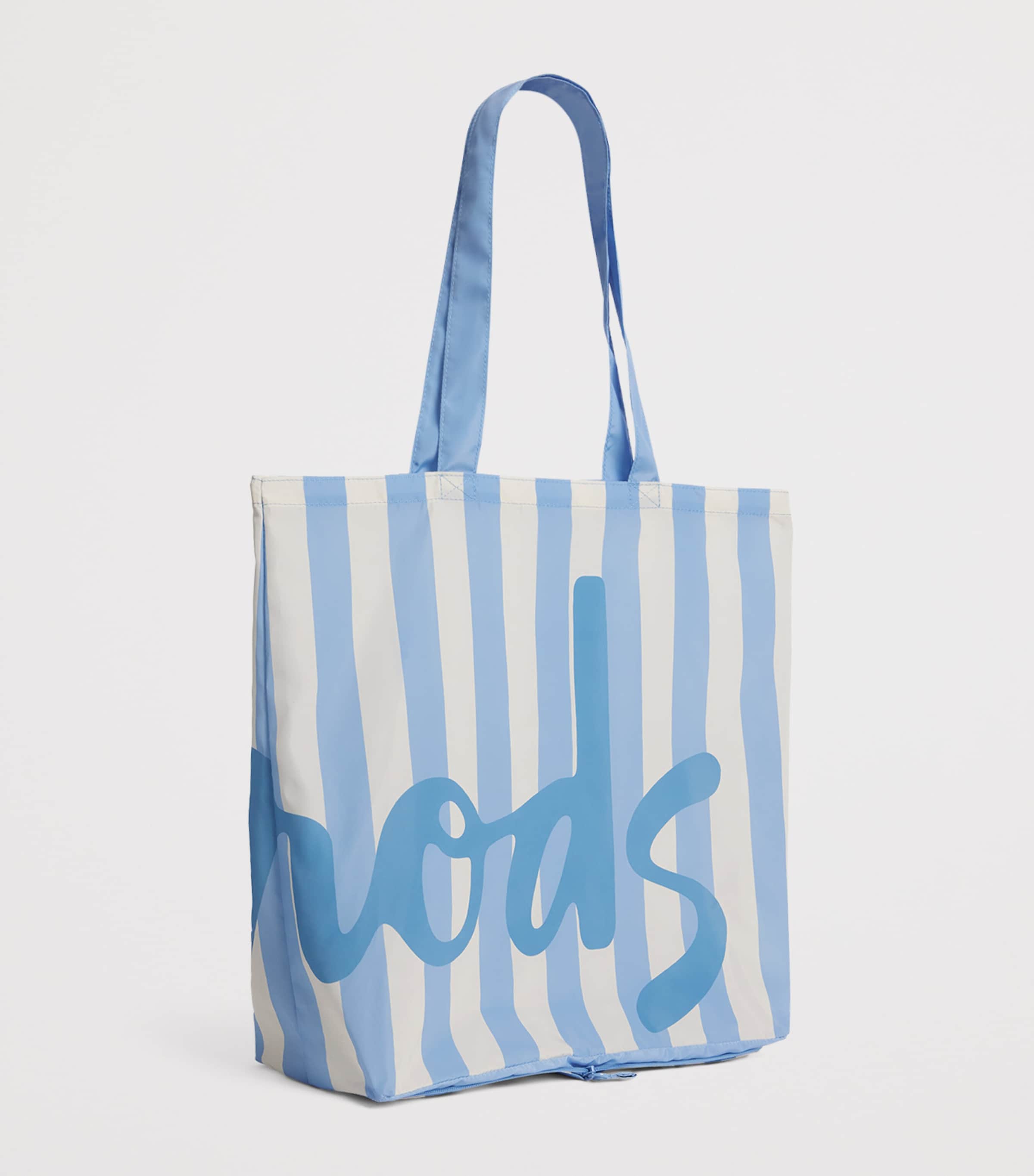 Logo Pocket Shopper Bag BLUE Image 2
