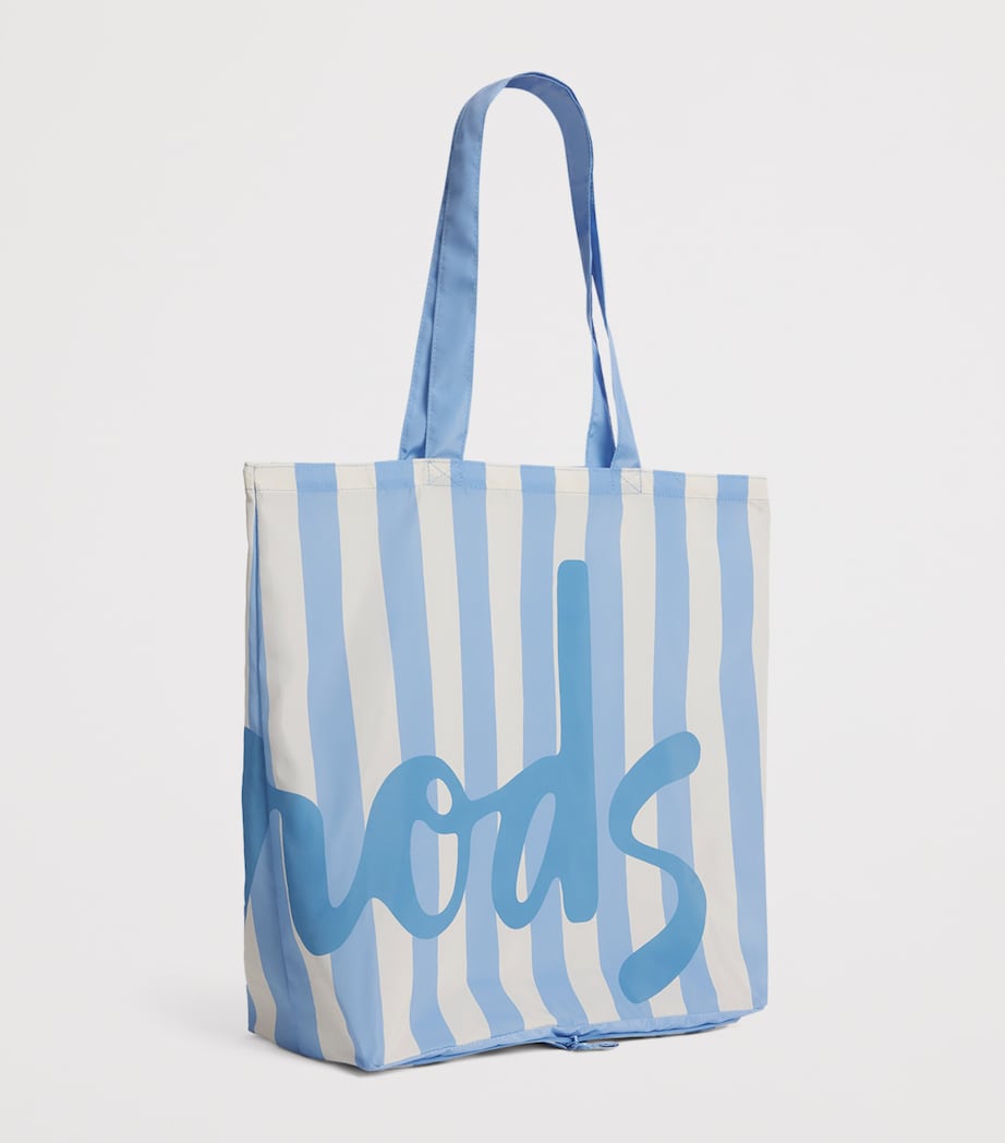 Logo Pocket Shopper Bag BLUE Image 2