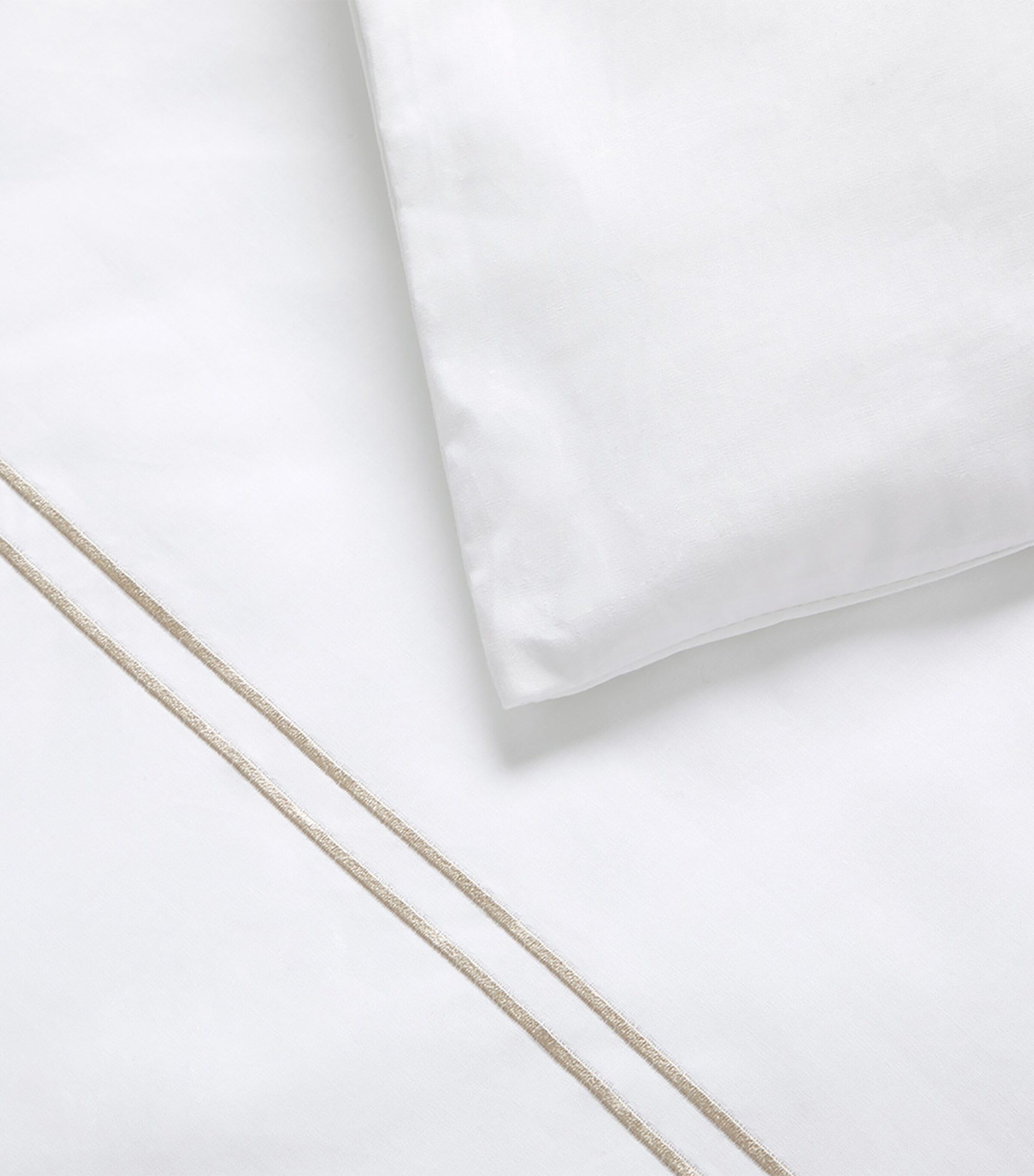 Yves Delorme Organic Cotton Duo Pierre Super King Duvet Cover (260cm x 220cm) Pierre Image 3