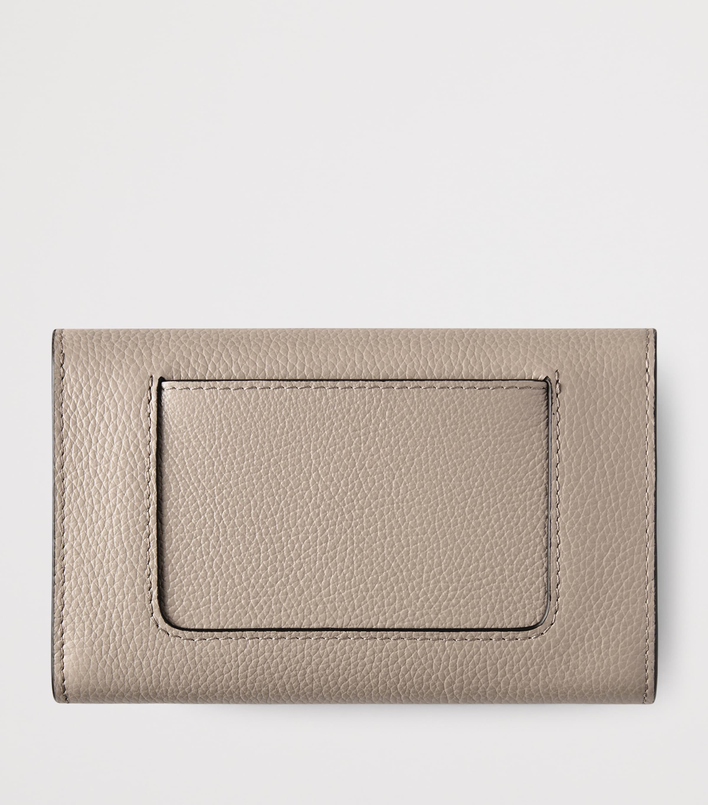 Mulberry Neutral Medium Leather Folded Darley Wallet | Harrods US
