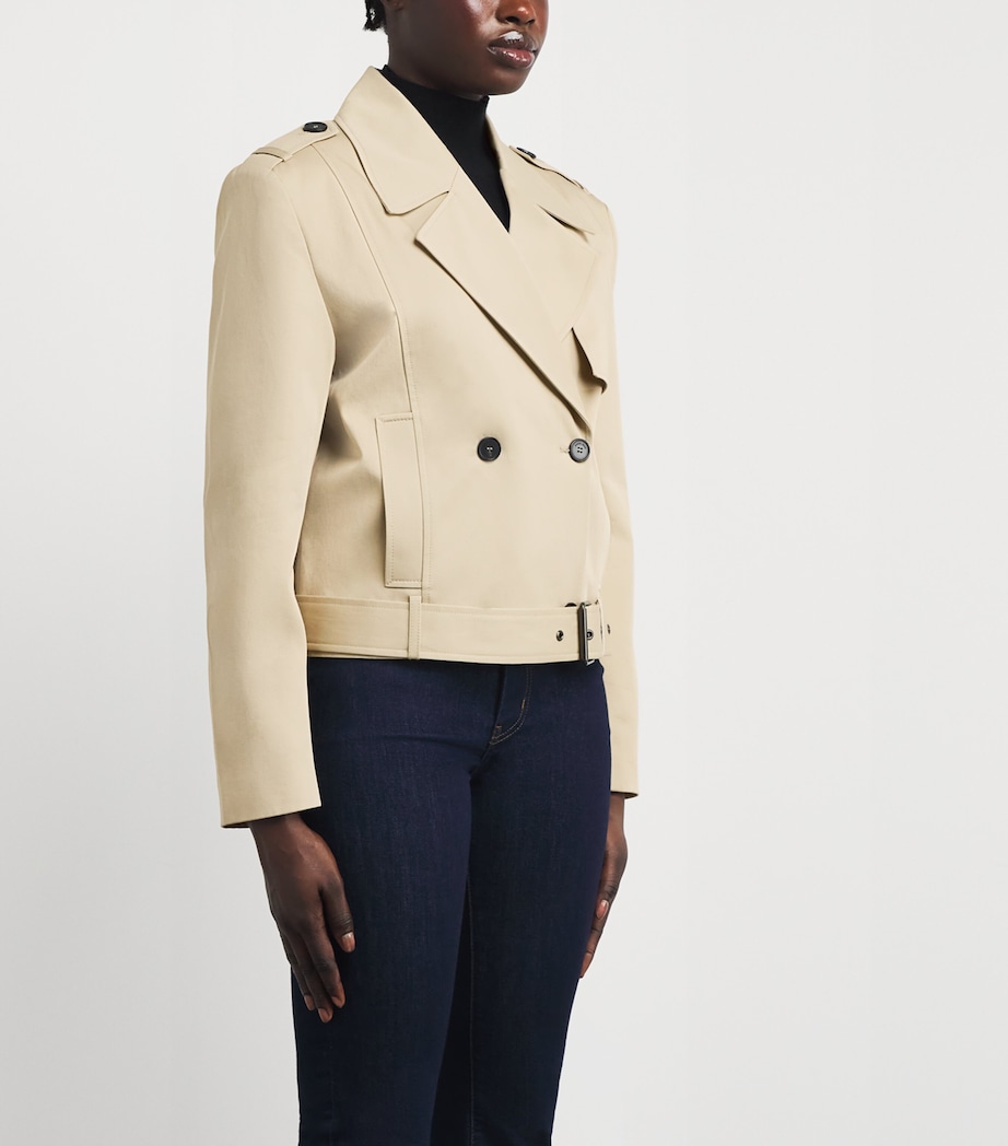 Greer Trench Short Jacket TAUPE Image 4