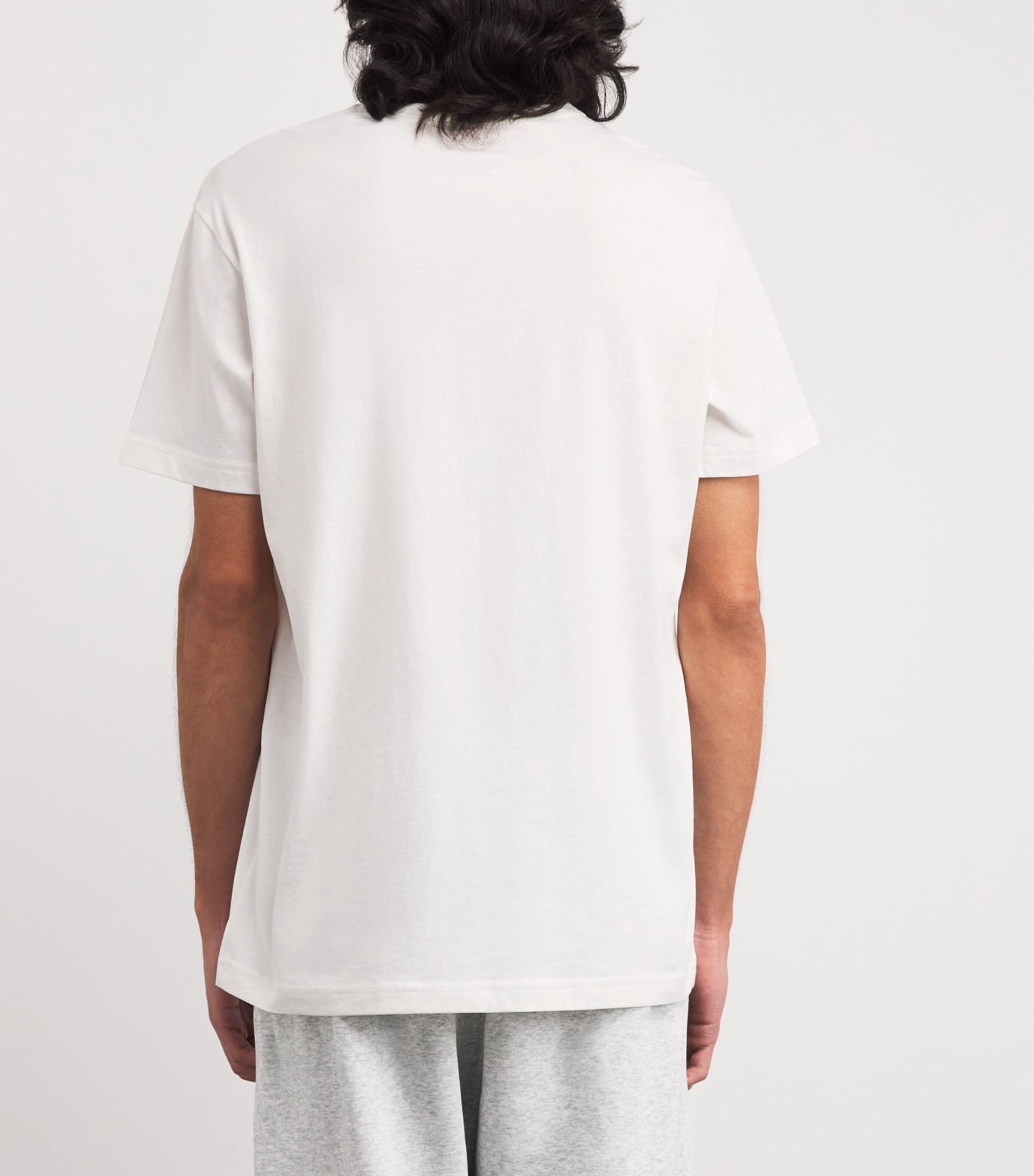 Calvin Klein Mens Cotton Logo T-Shirt White Image 5