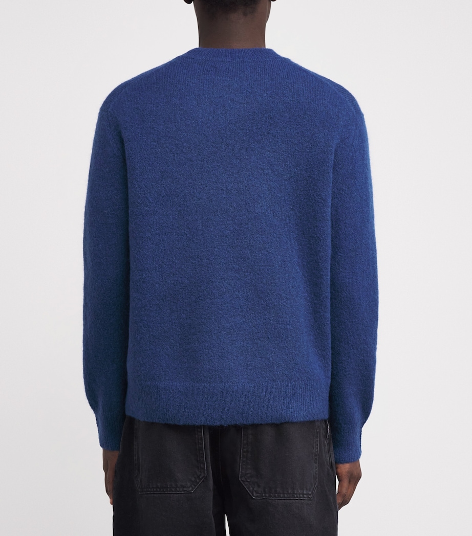 Wool-Mohair-Blend Wilde Sweater BLUE Image 4