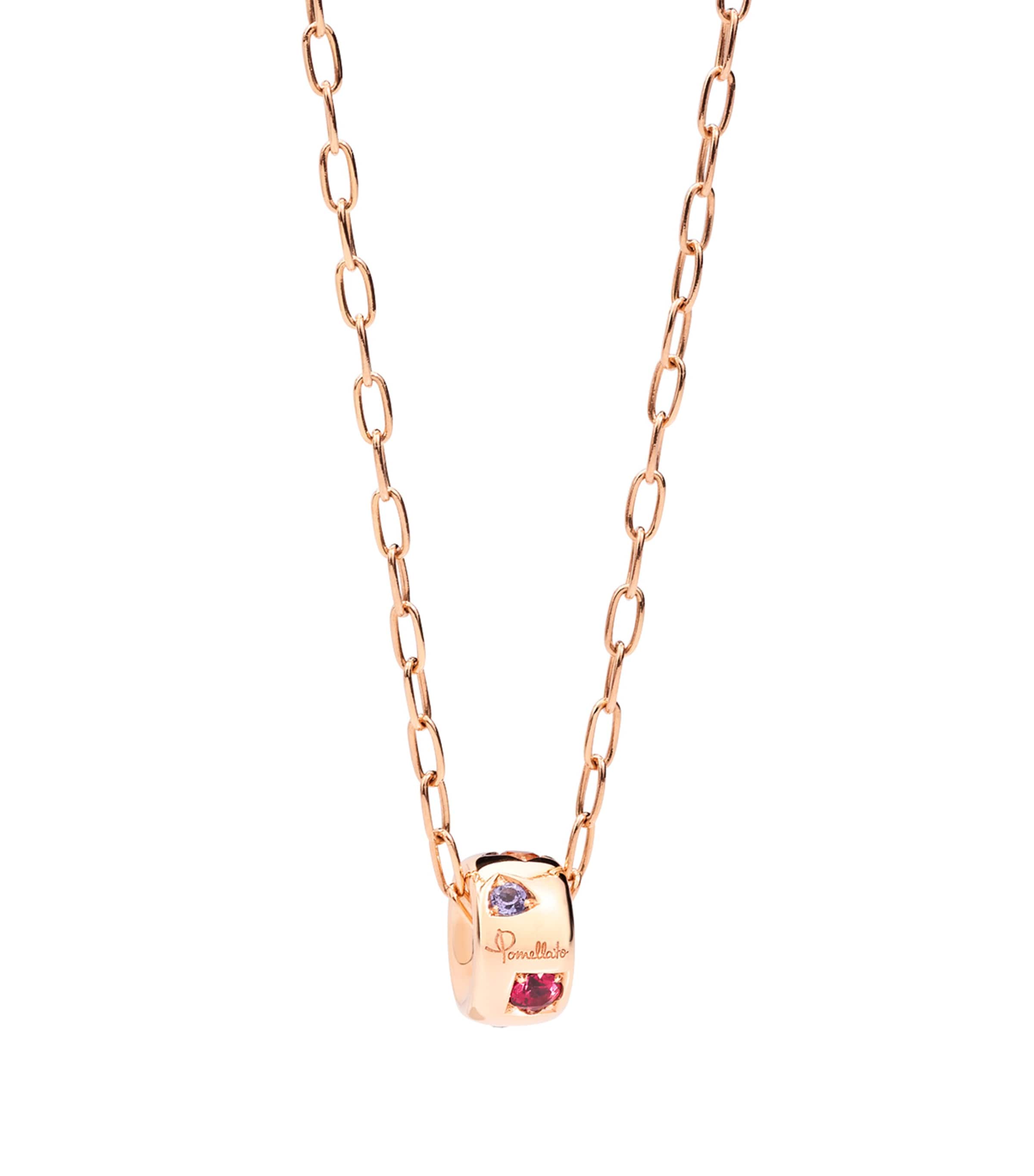 Rose Gold Iconica Pendant Necklace 000VA Image 3