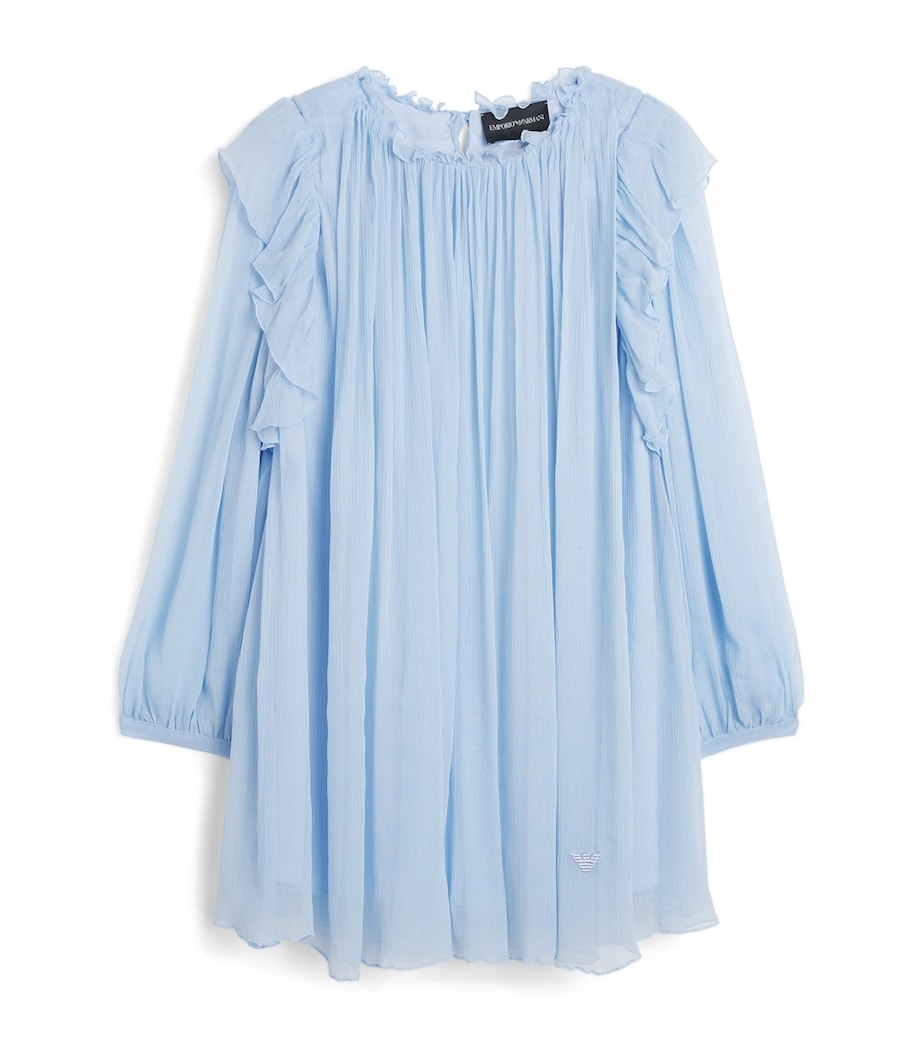 Cotton-Blend Dress (4-14 Years) U9308CHAMBRAY BLUE Image 1