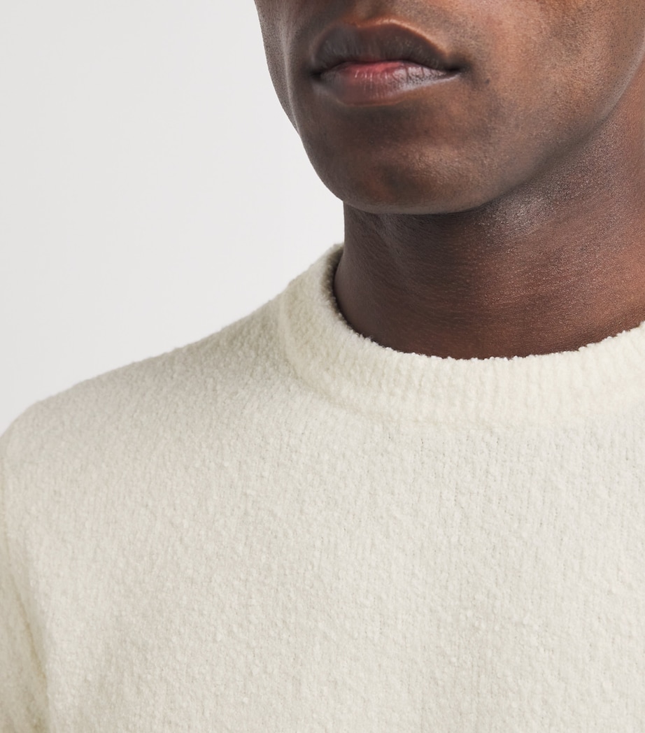 Cotton-Blend Sanino Sweater CLEAR CREAM Image 6