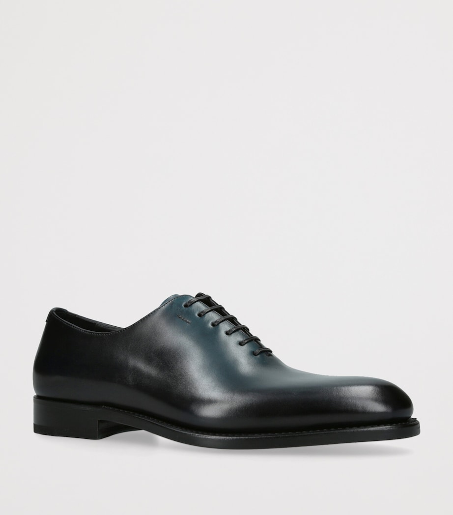 Leather Oxford Shoes BLUE/DARK Image 3