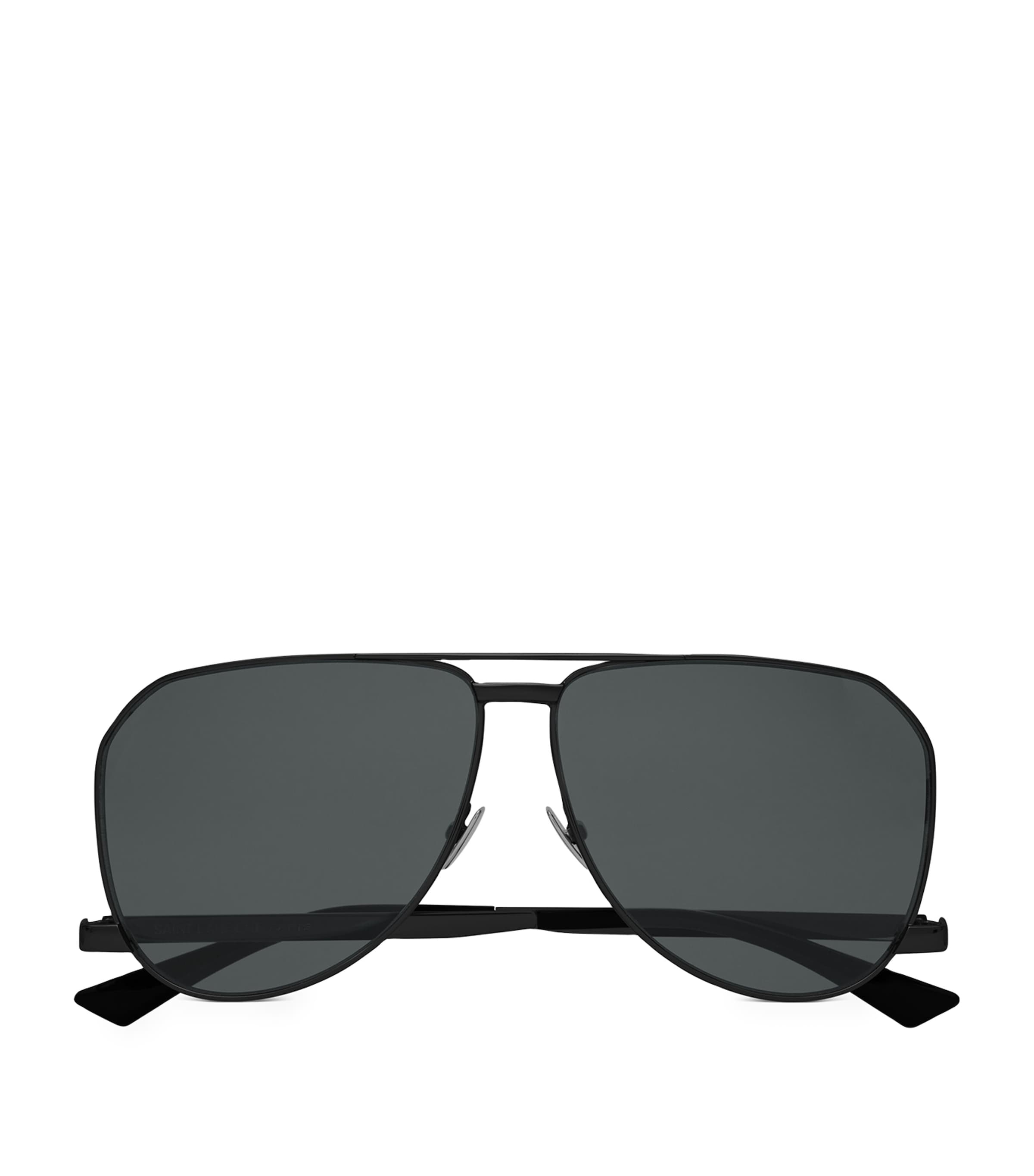 Saint Laurent Black Sl 690 Dust Sunglasses In Black