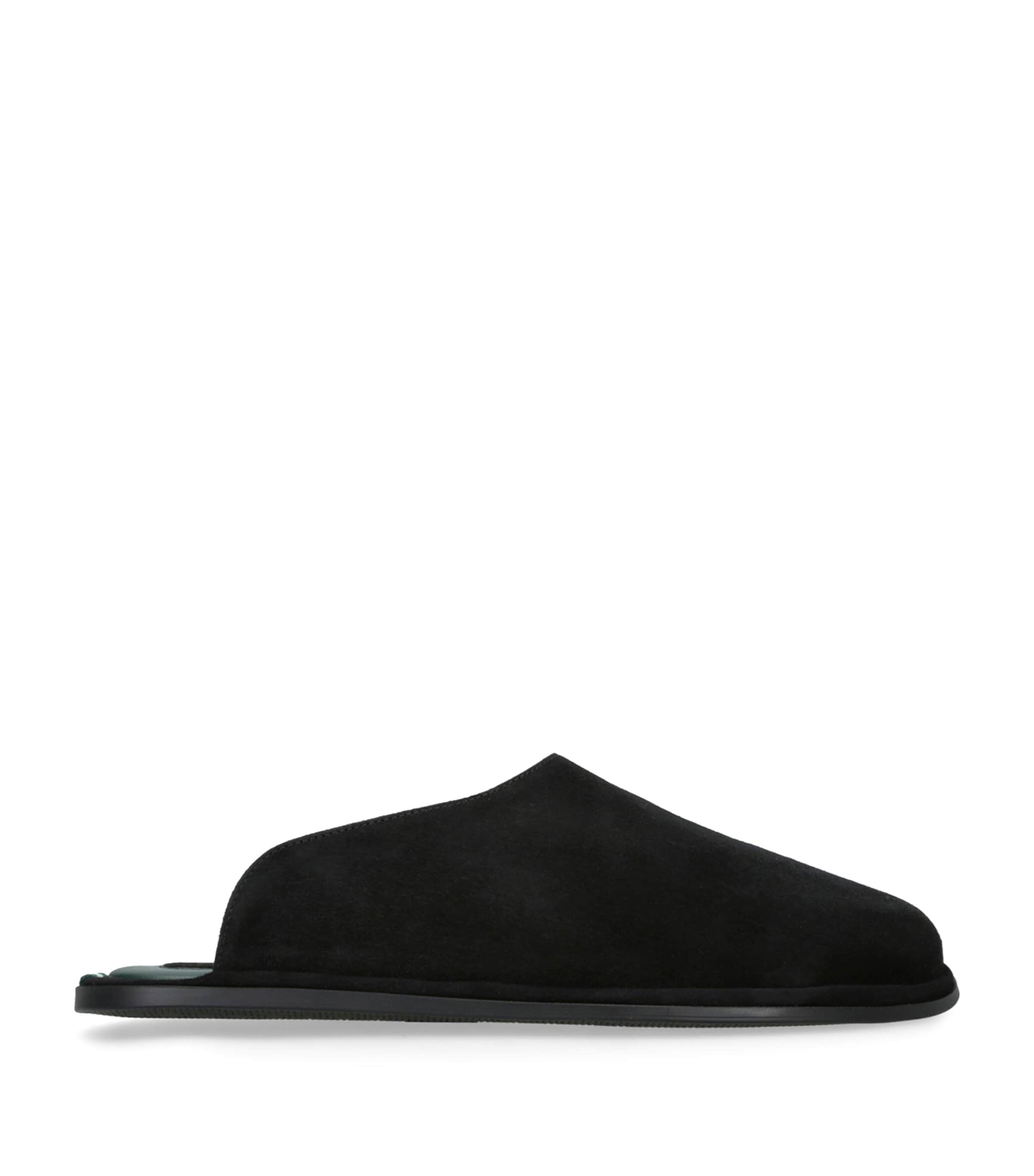 Suede Mules BLACK Image 1