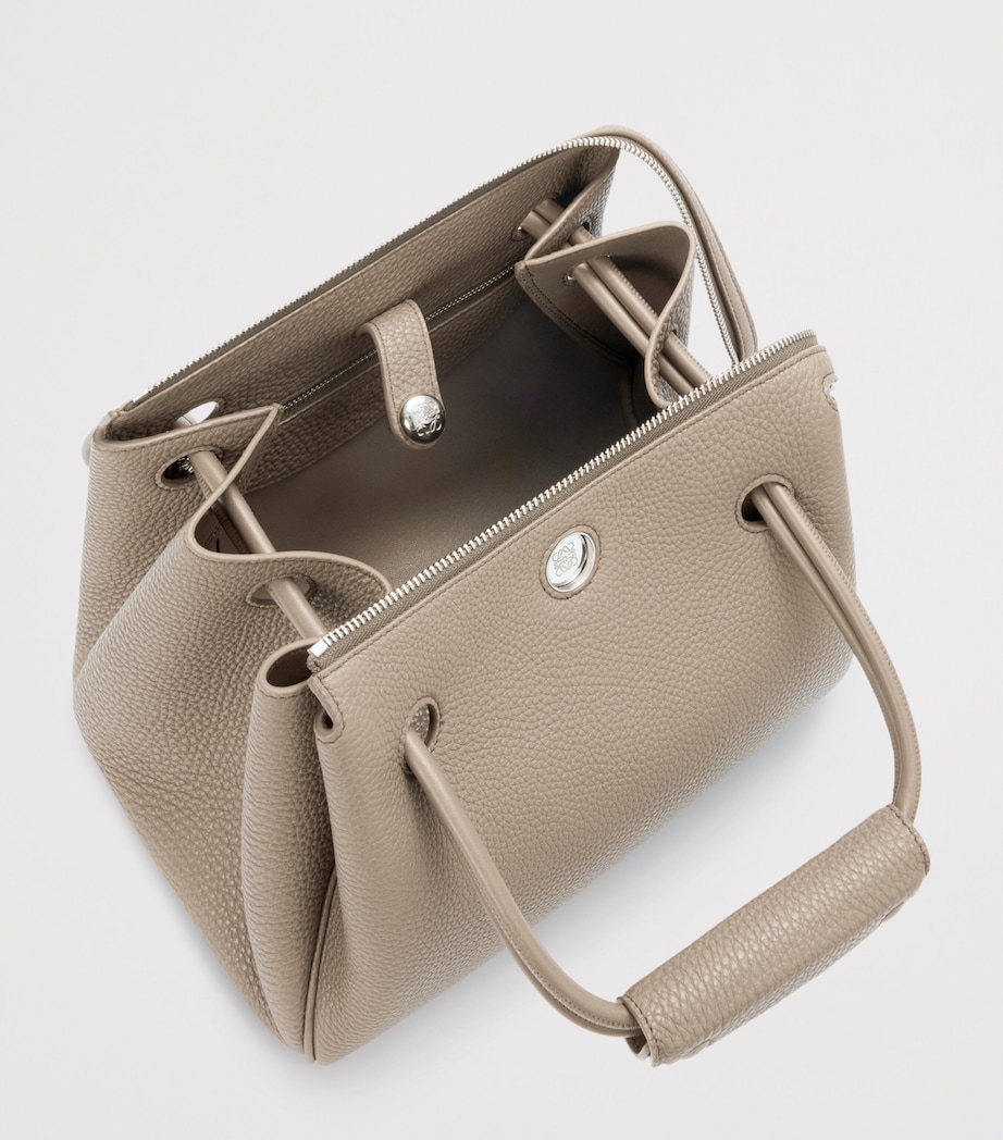 LOEWE Small Grained Leather Madrid Shoulder Bag Clay Image 8